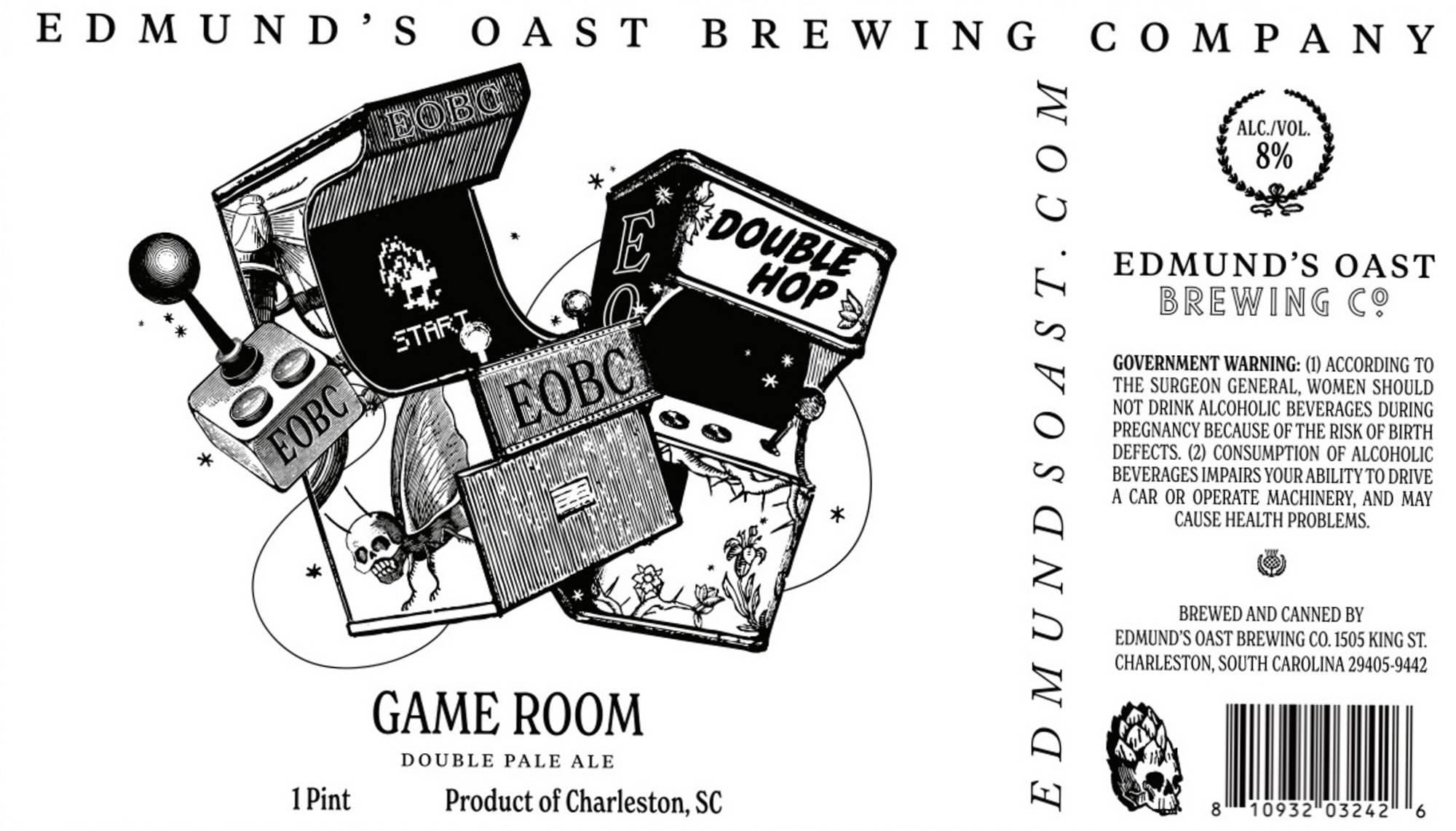 Double Hop by Edmund’s Oast Brewing Company - beer label