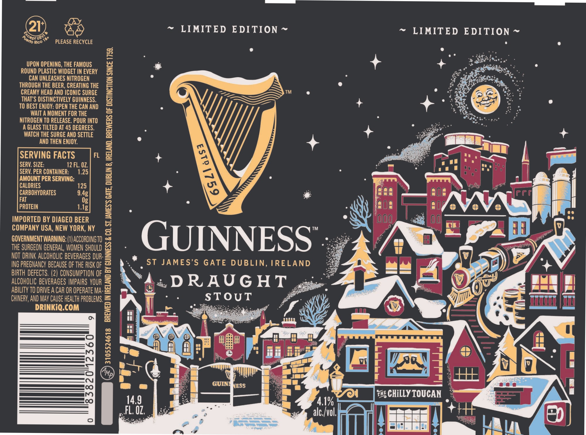 Draught by Guinness - beer label