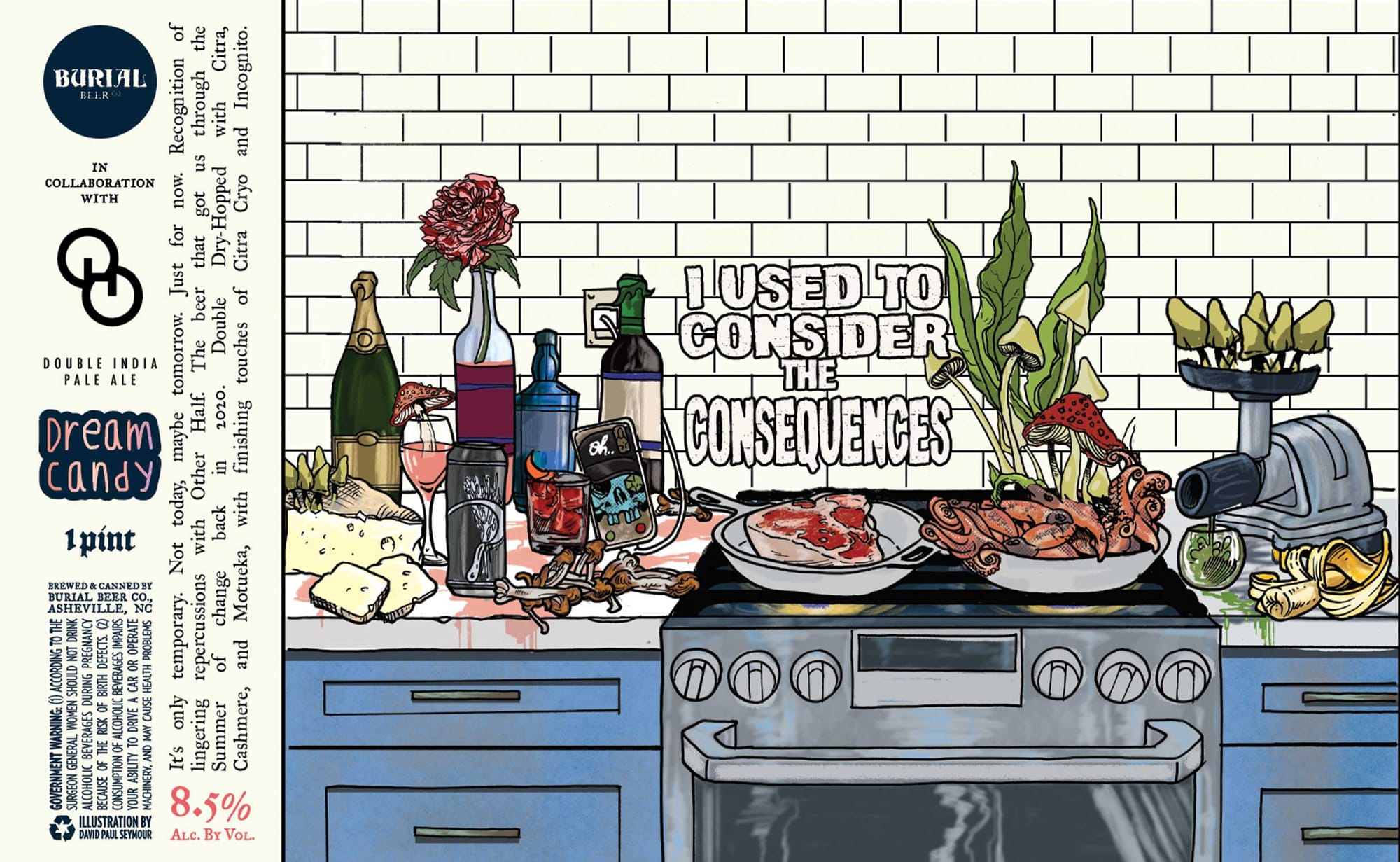 Dream Candy by Burial Beer Co. - beer label