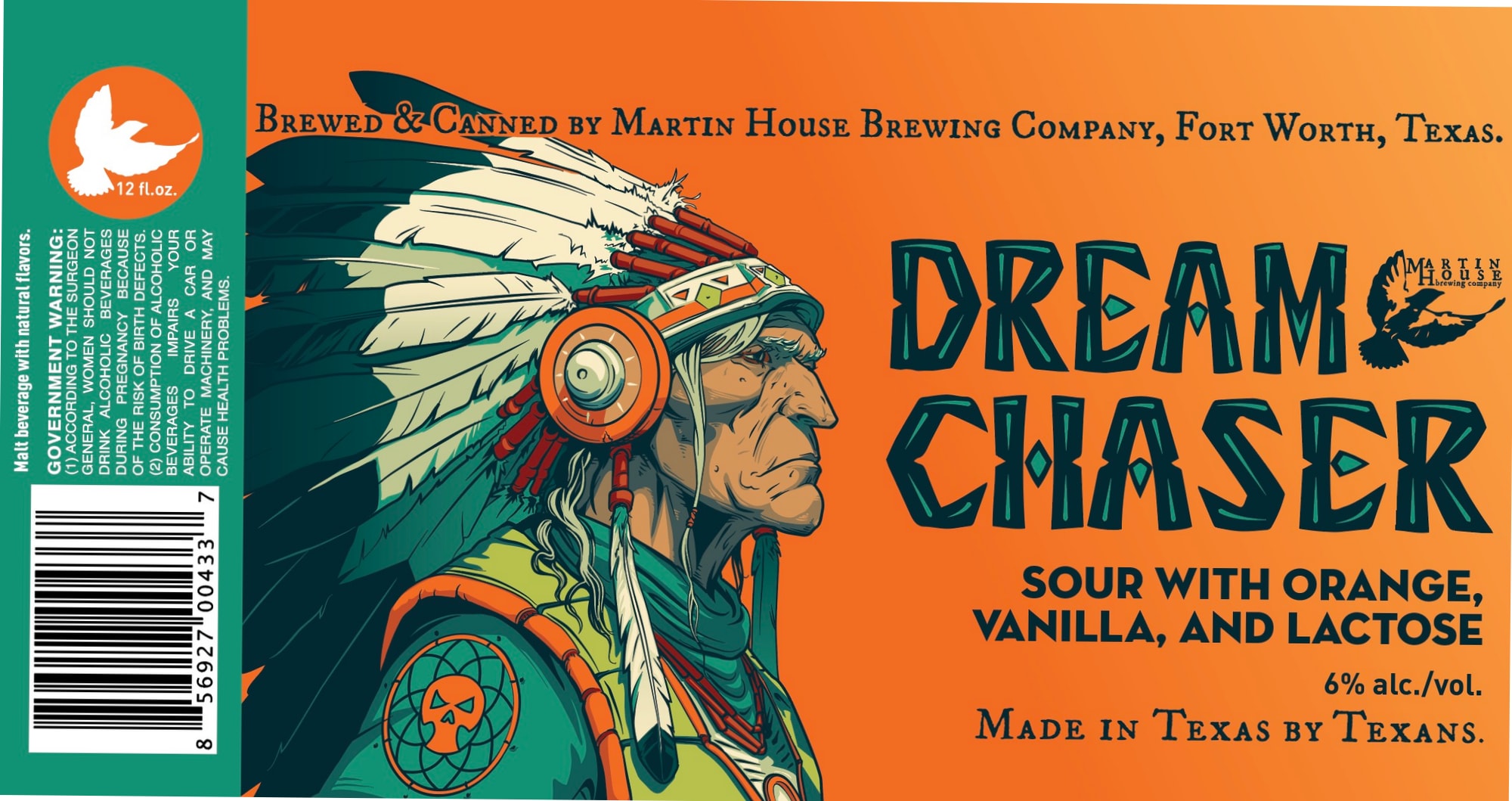 Dream Chaser by Martin House Brewing Company - beer label