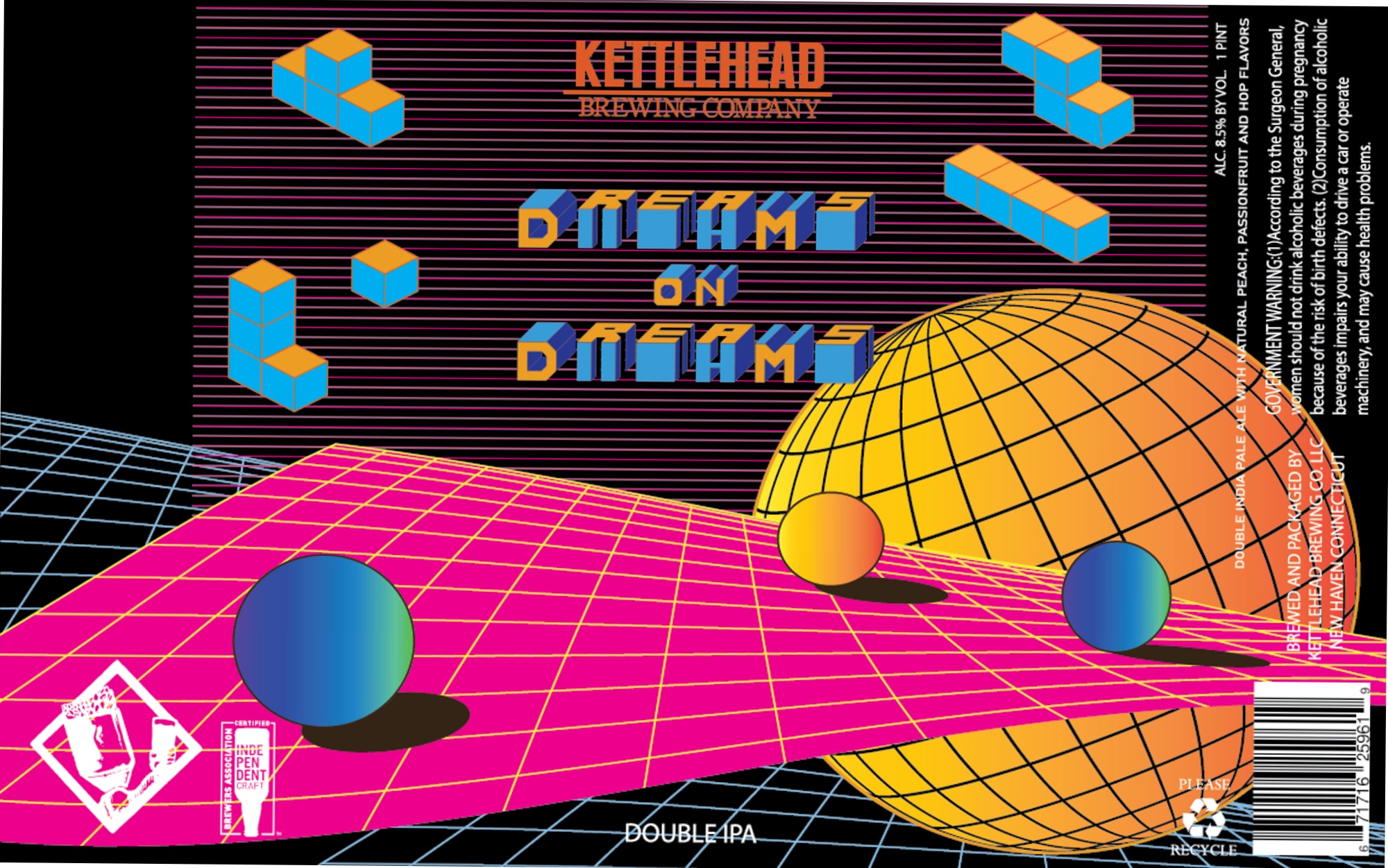 Dreams on Dreams by Kettlehead Brewing Company - beer label