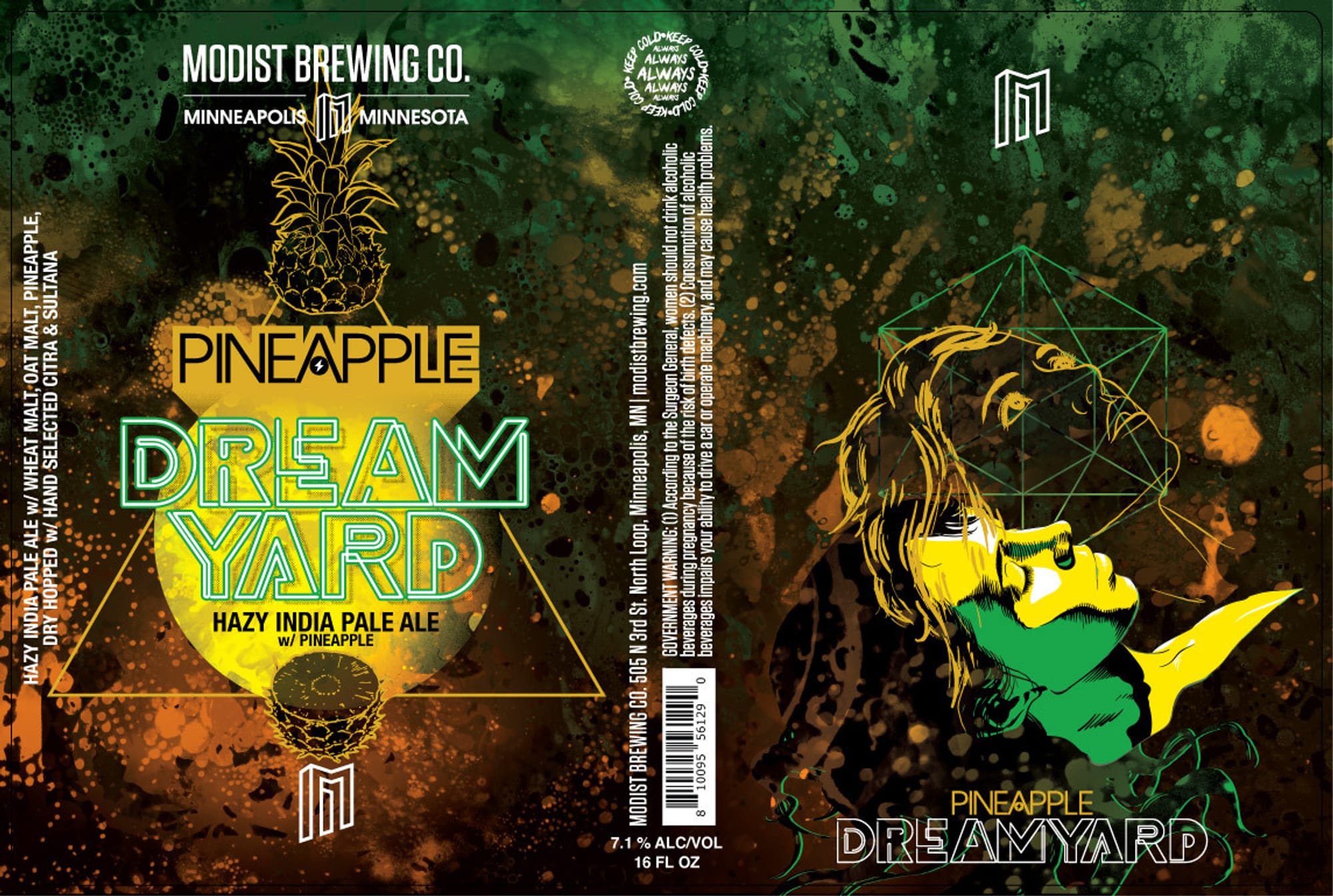 Dreamyard by Modist Brewing Co. - beer label