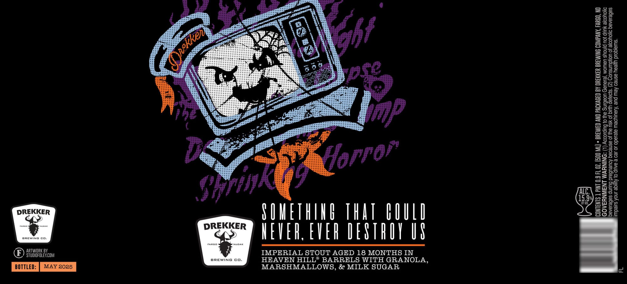 Something That Could Never, Ever Destroy Us by Drekker Brewing Co. - beer label