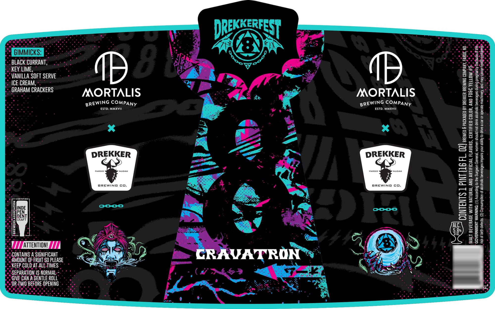 Drekkerfest by Mortalis Brewing Company - beer label
