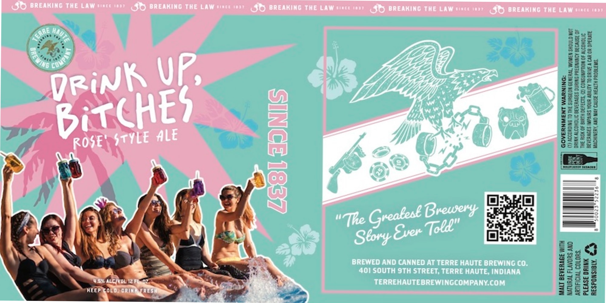 Drink Up, Bitches by Terre Haute Brewing Company - beer label