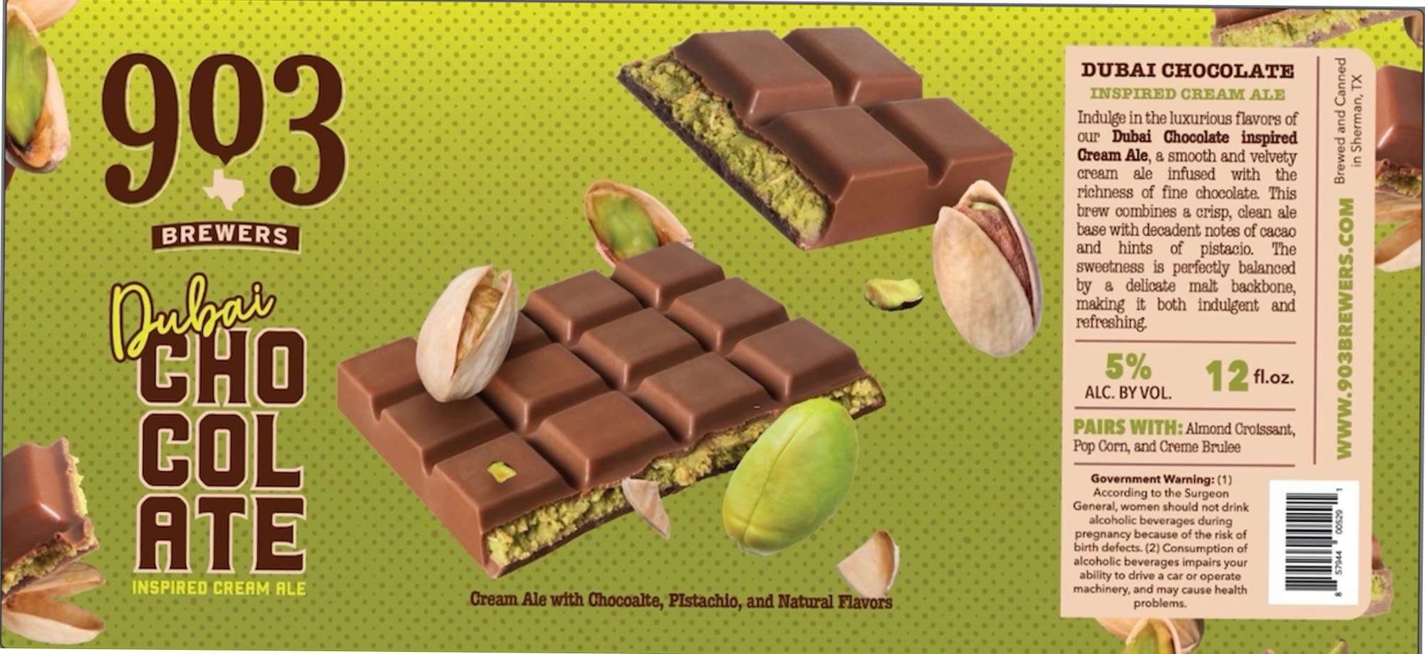 Dubai Chocolate by 903 Brewers - beer label