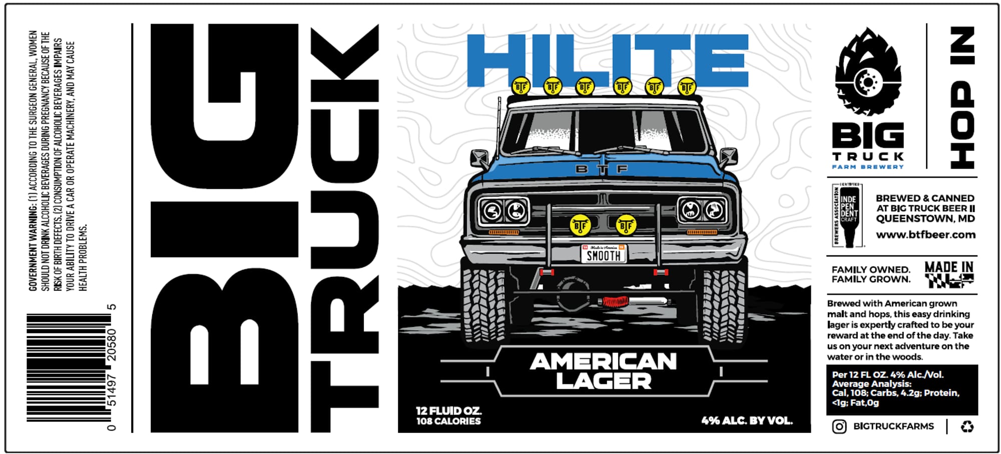 Duk City by Big Truck Brewery - beer label