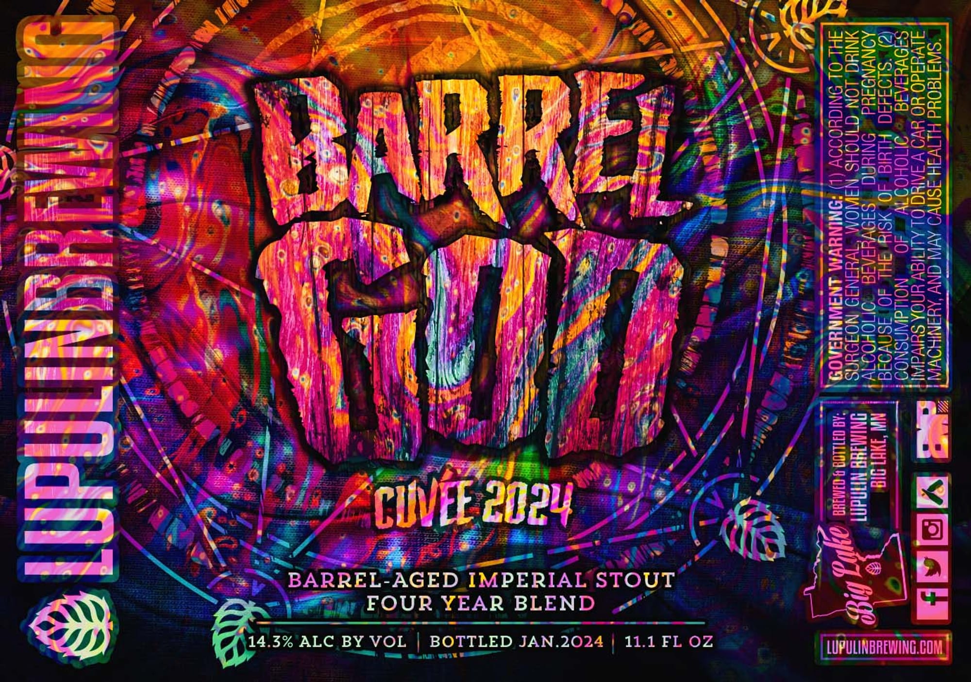 Cuvée 2024 by Lupulin Brewing - beer label