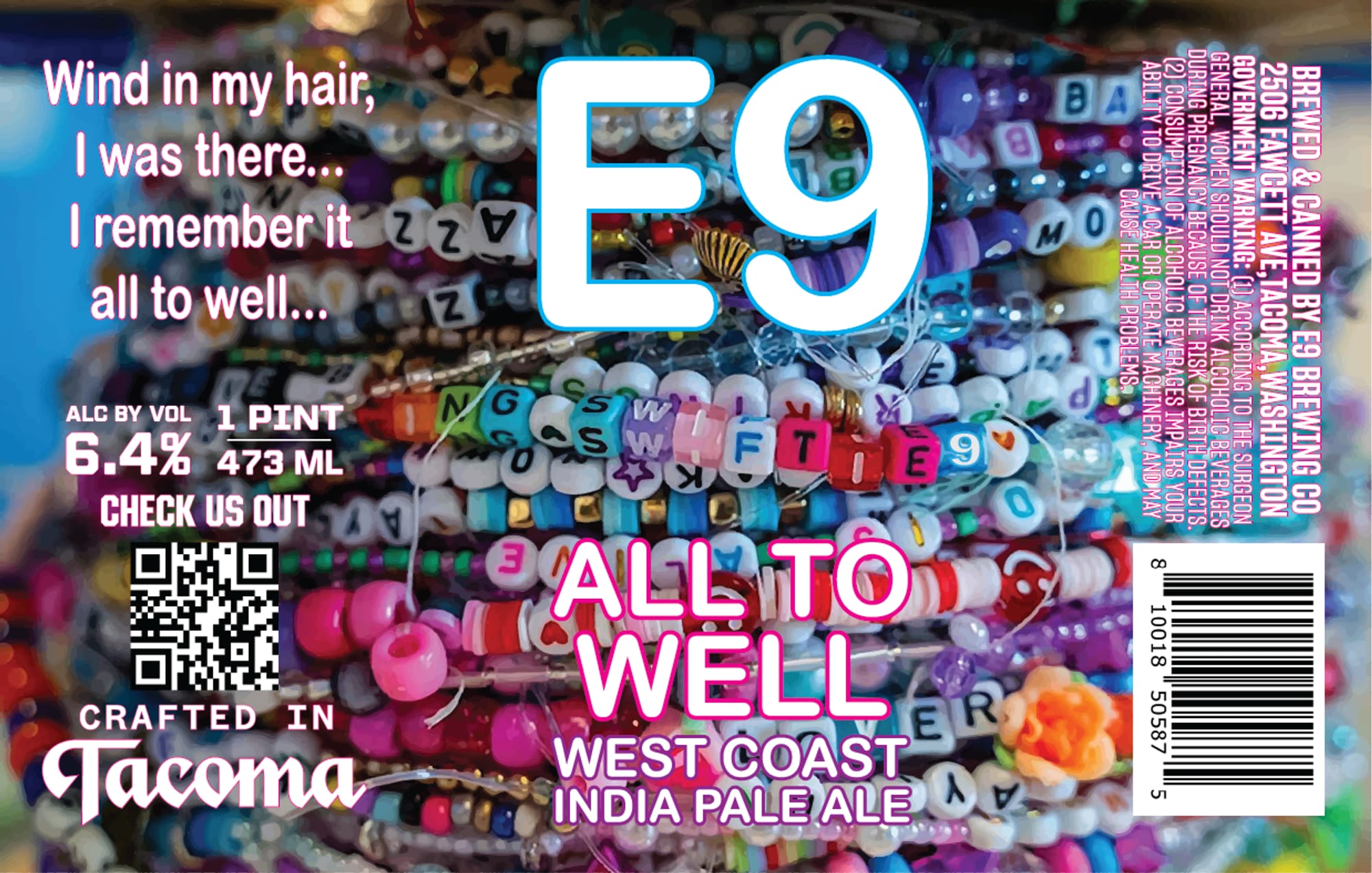 E9 by E9 Brewing Co. - beer label