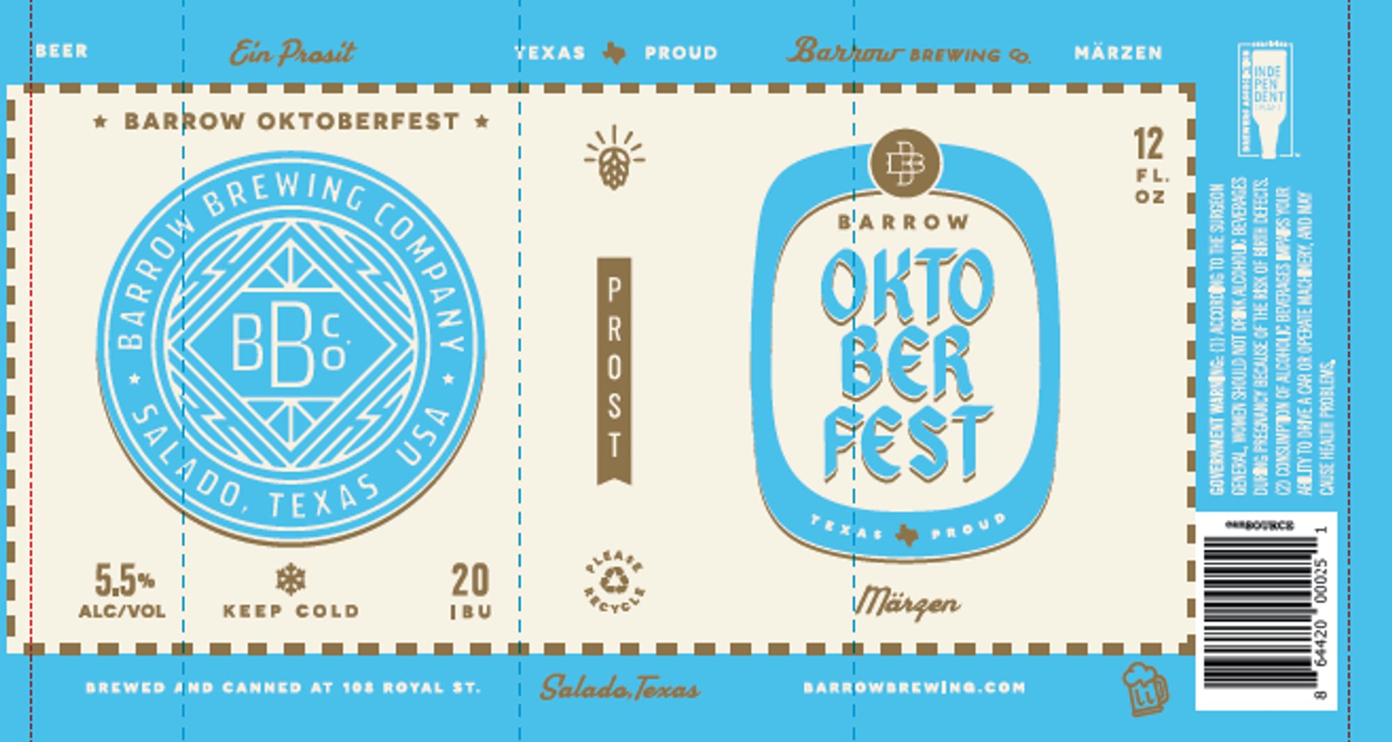 Ein Prosit by Barrow Brewing Co. - beer label