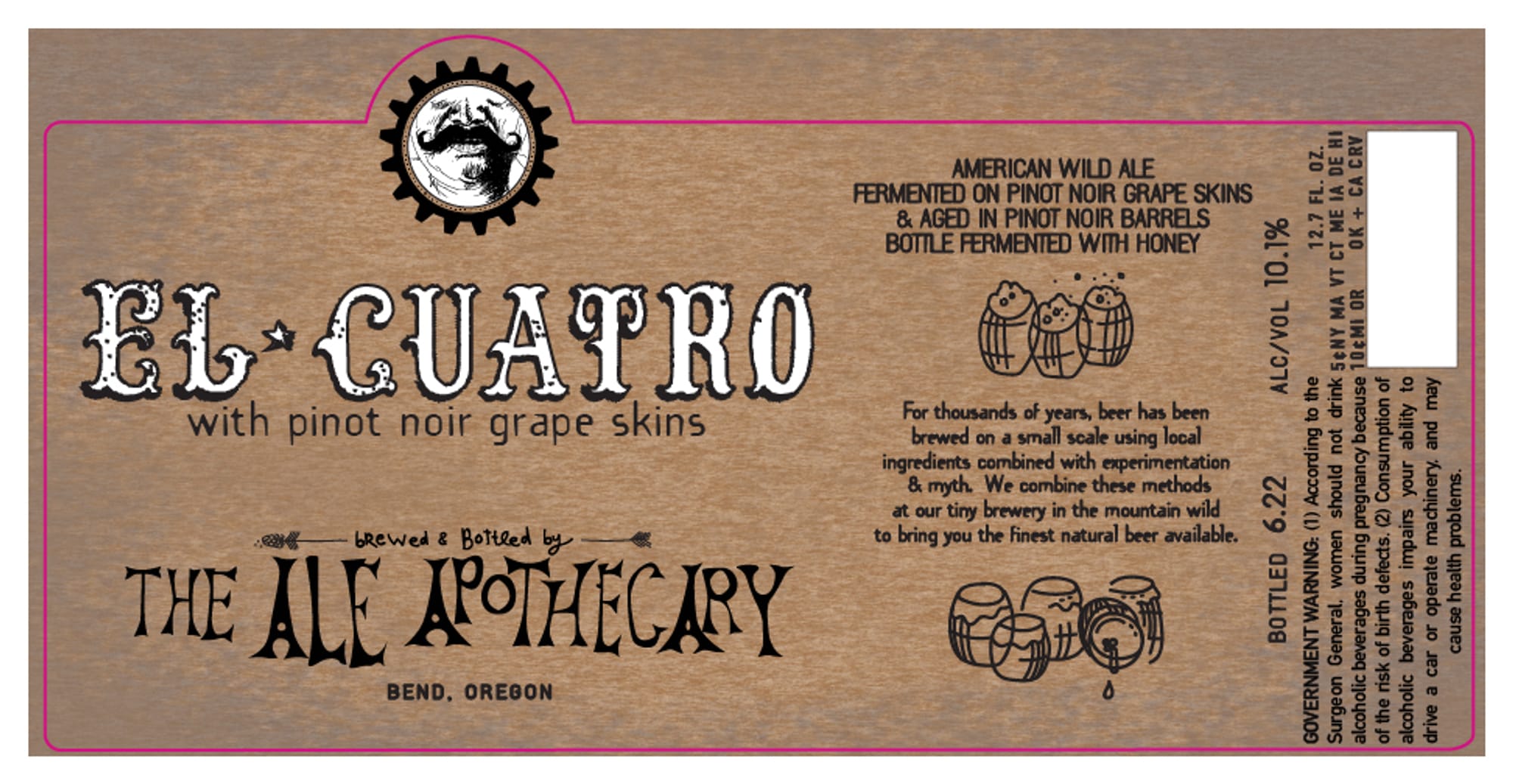 El Cuatro by The Ale Apothecary - beer label
