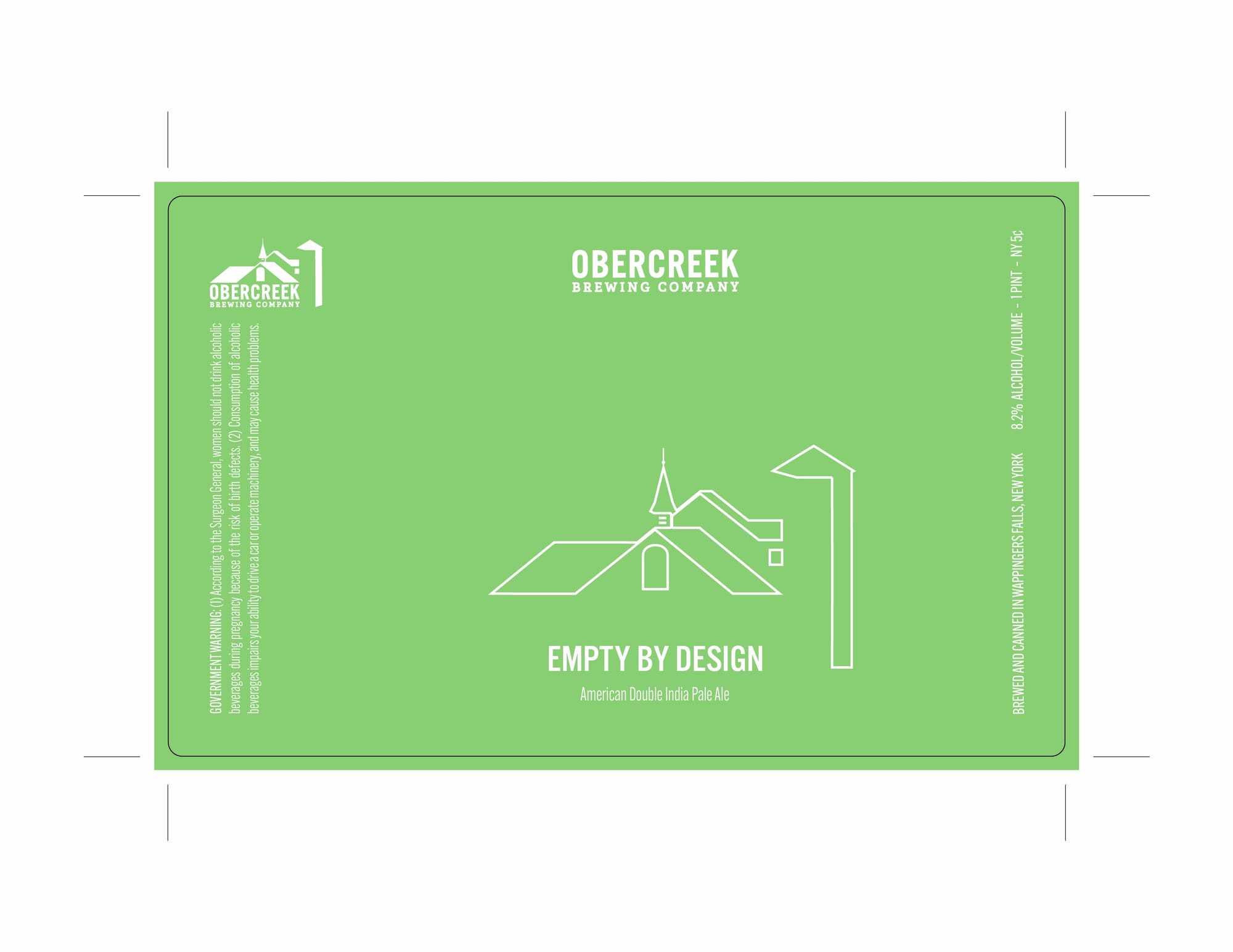 Empty by Design by Obercreek Brewing Company - beer label