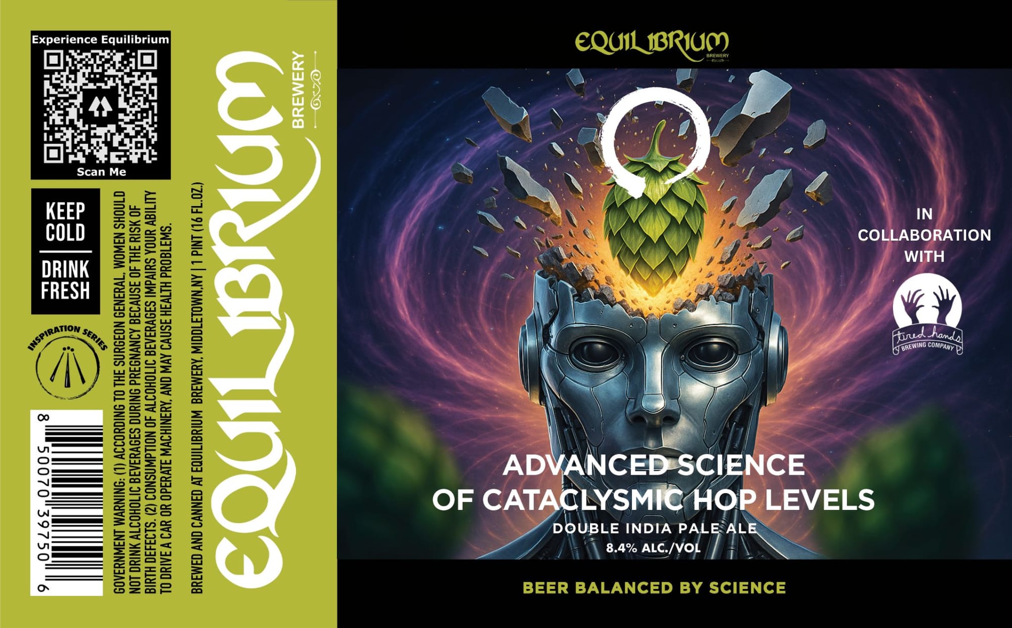 Advanced Science of Cataclysmic Hop Levels by Equilibrium Brewery - beer label