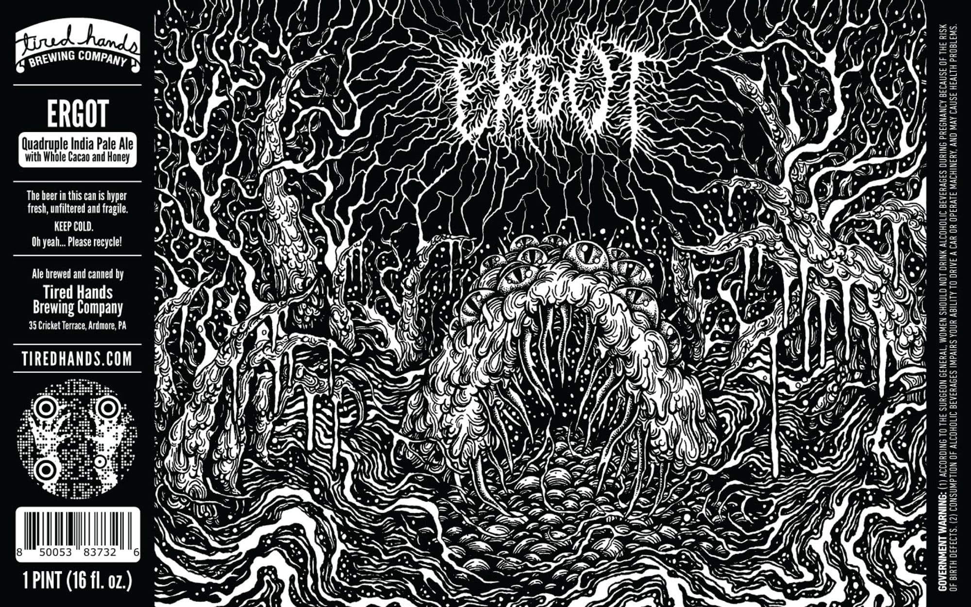 Ergot by Tired Hands Brewing Company - beer label