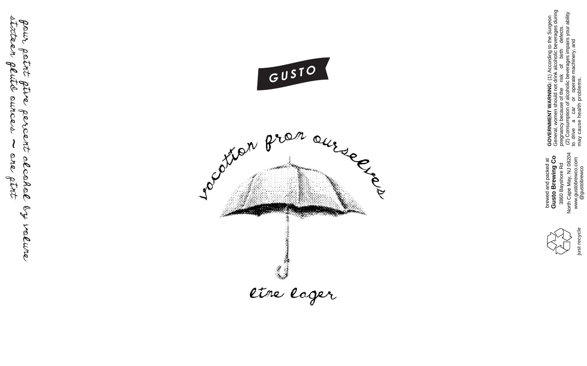 Etre Loger by Gusto Brewing - beer label