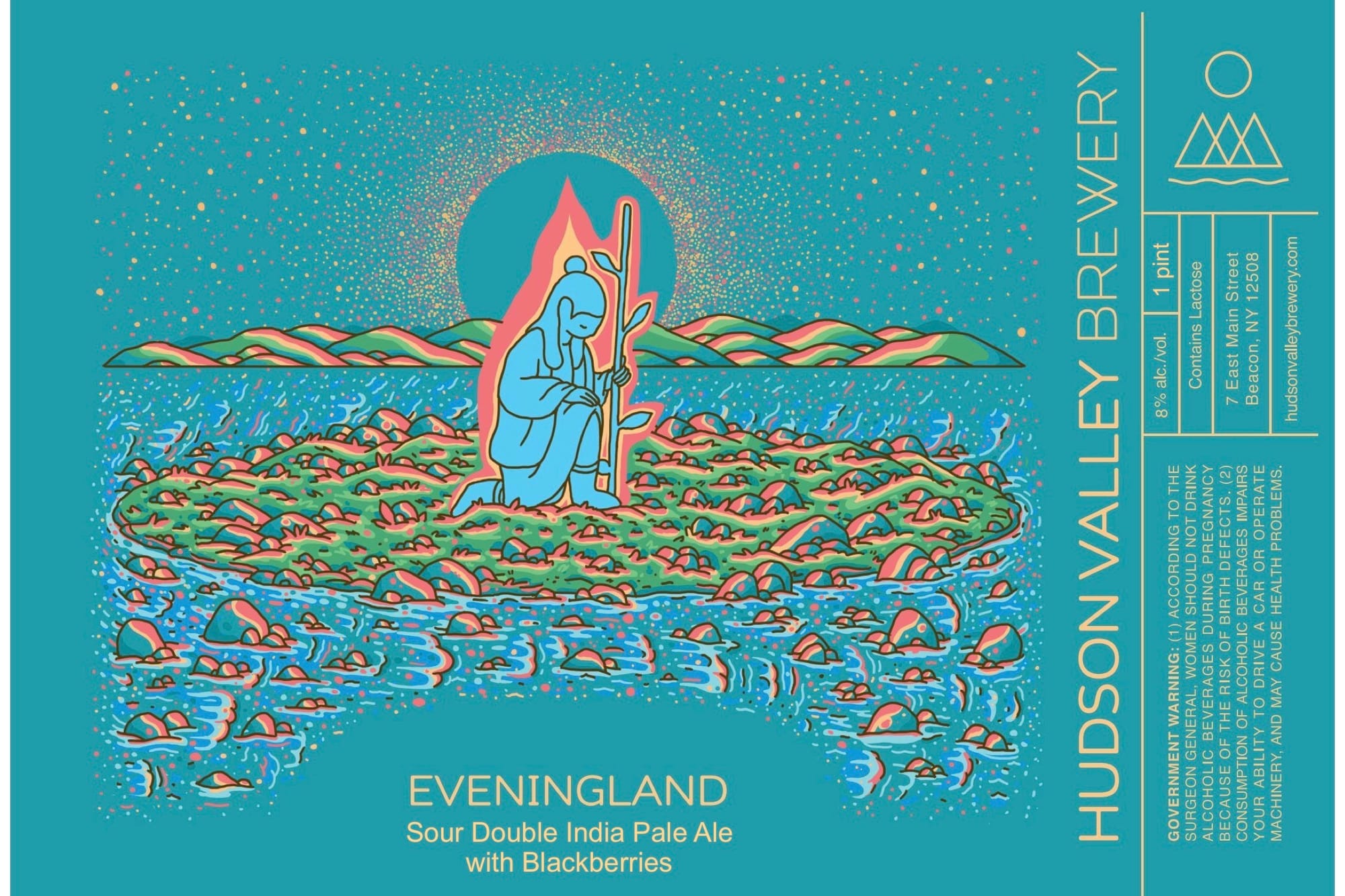 Eveningland by Hudson Valley Brewery - beer label