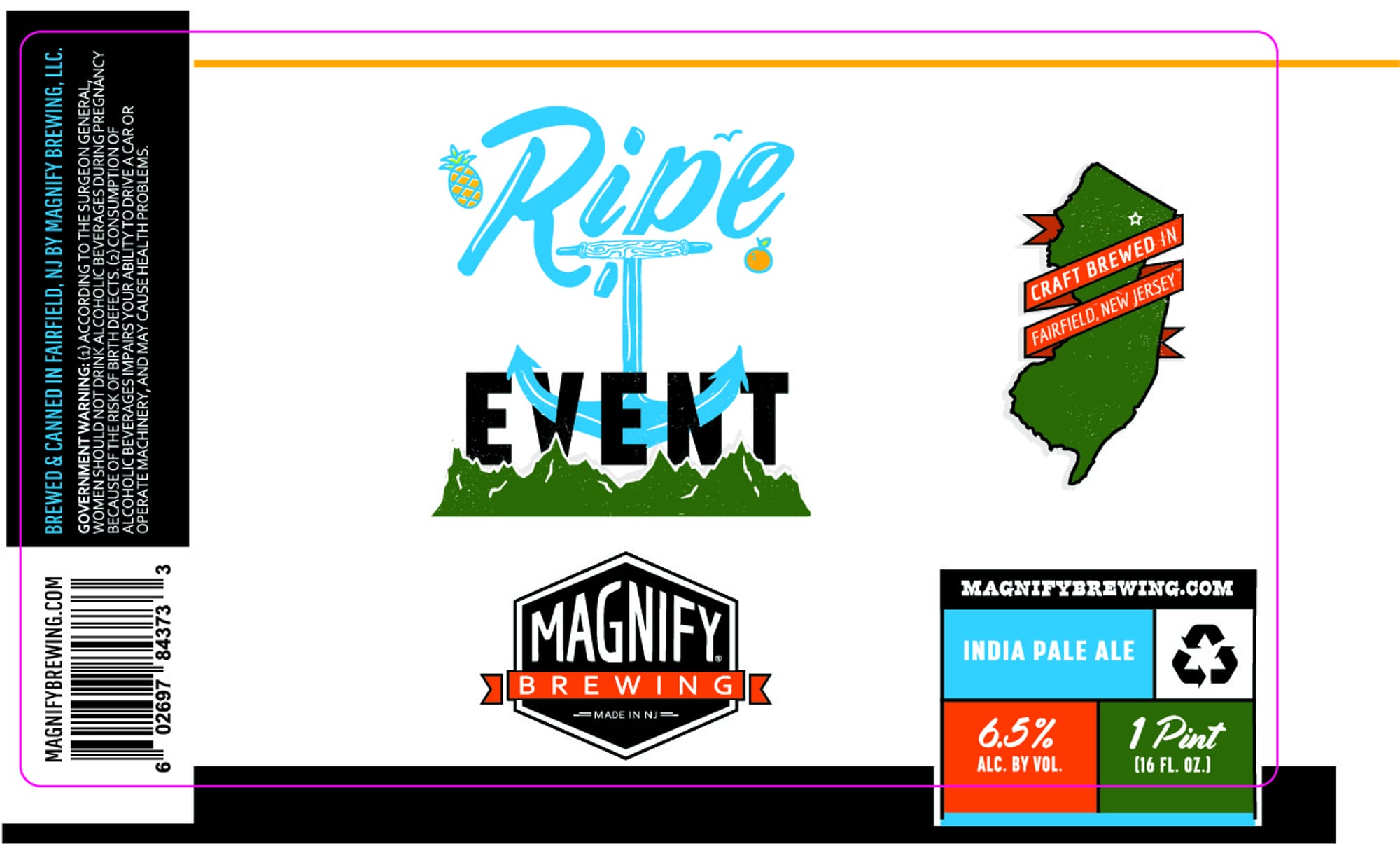 Event by Magnify Brewing - beer label