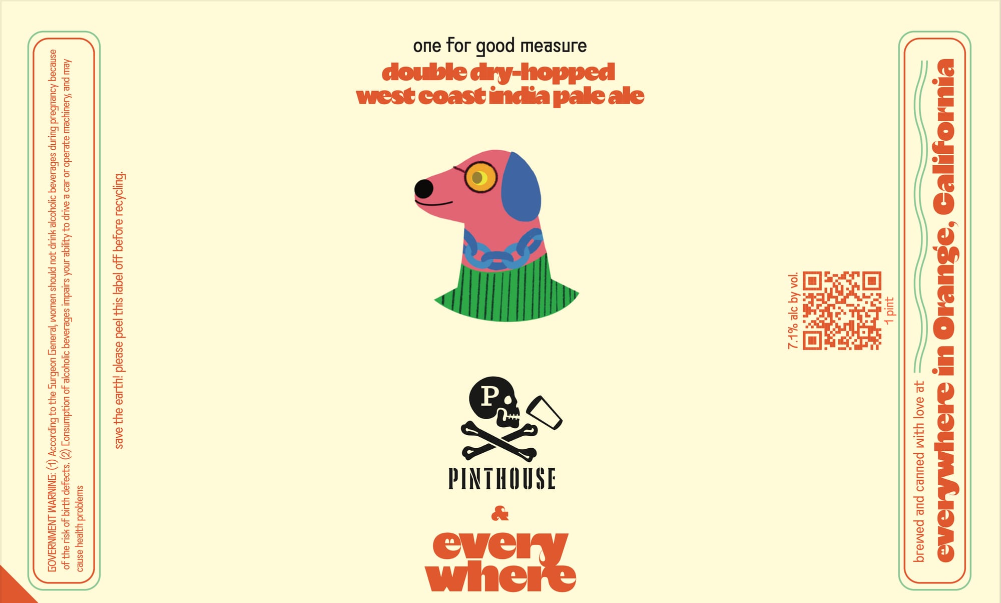 Everywhere by Pinthouse Pizza - beer label