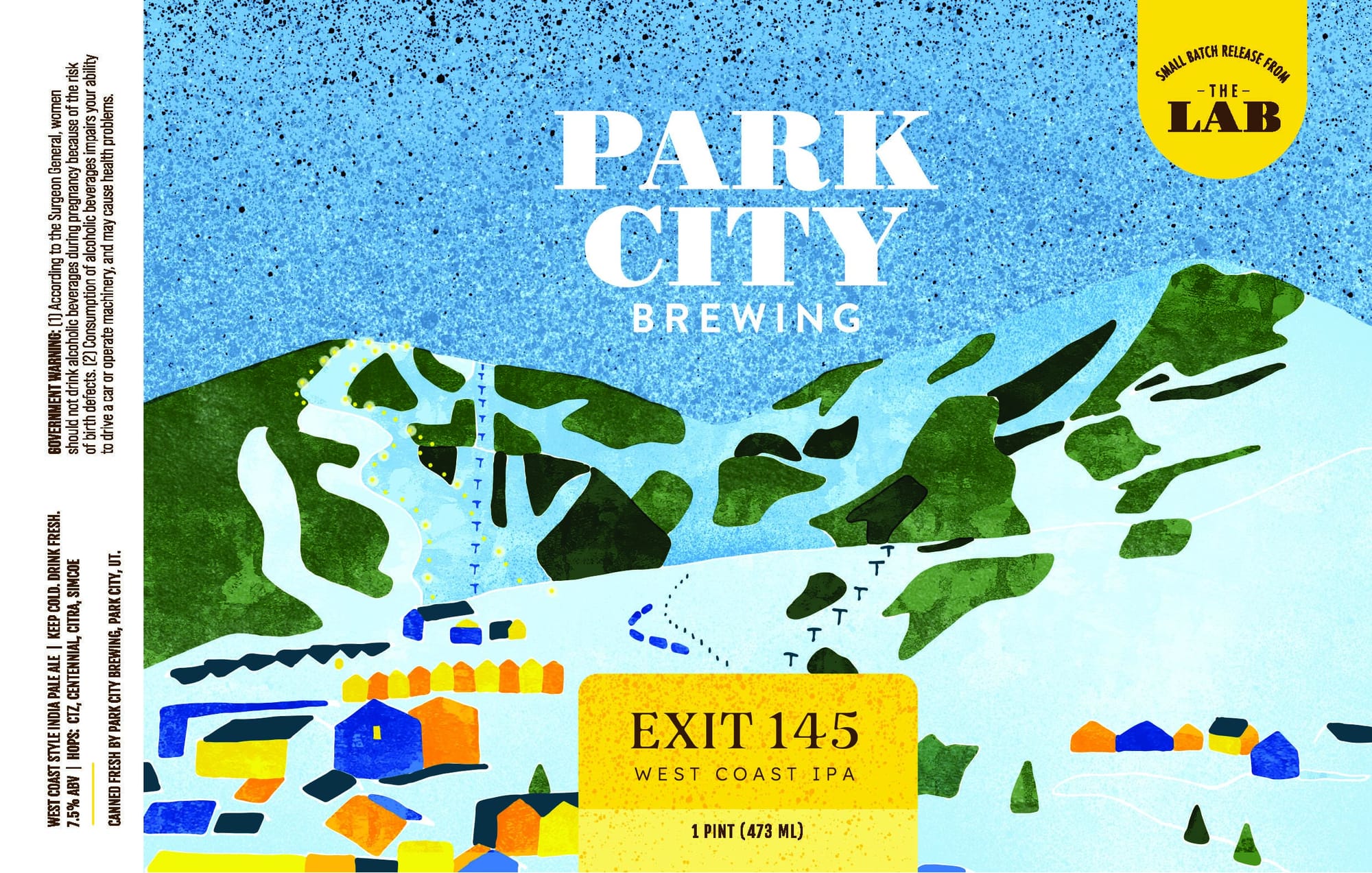 Exit 145 by Park City Brewing - beer label