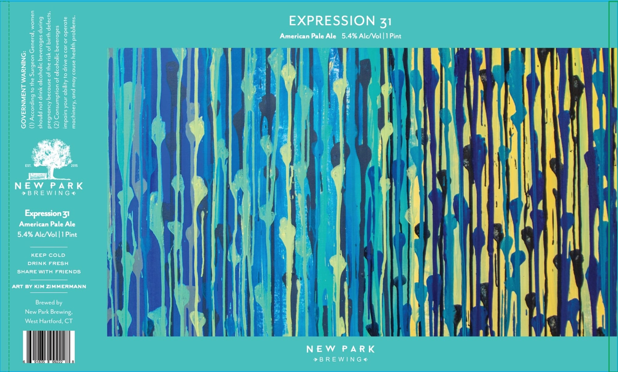 Expression 31 by New Park Brewing - beer label