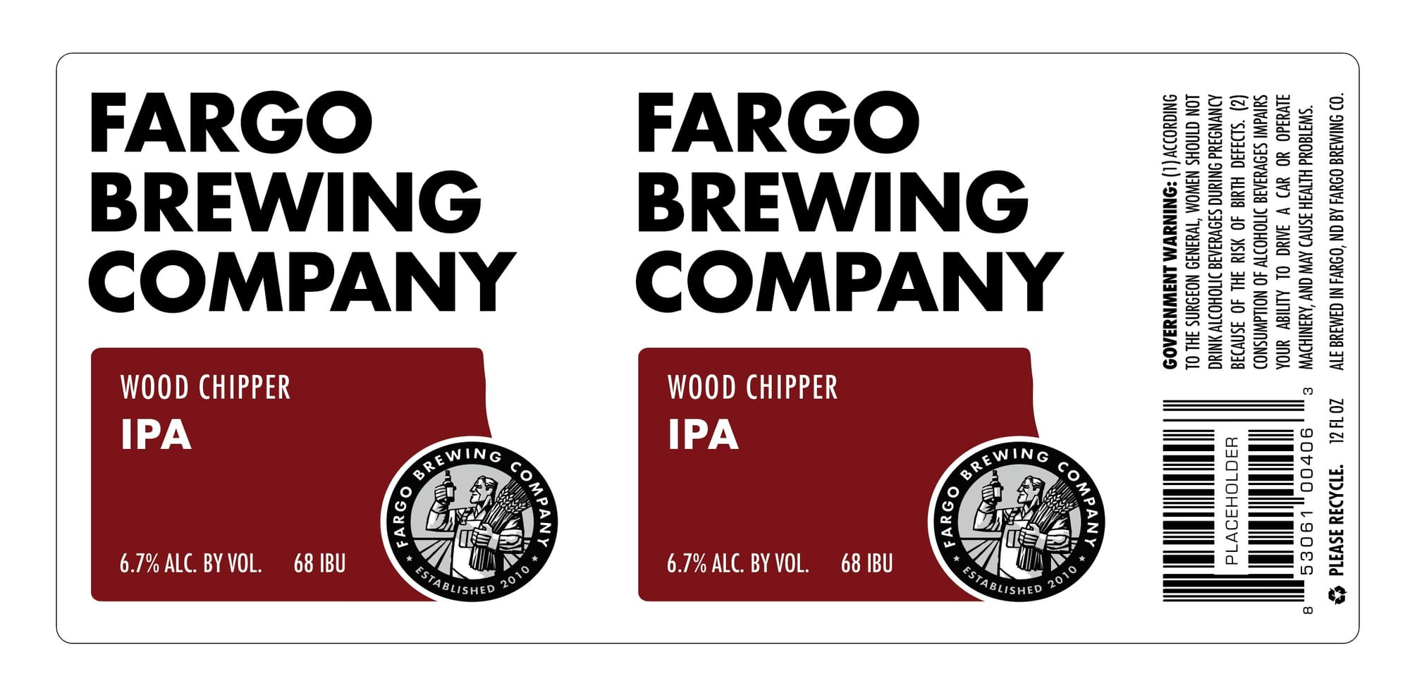 Wood Chipper by Fargo Brewing Company - beer label