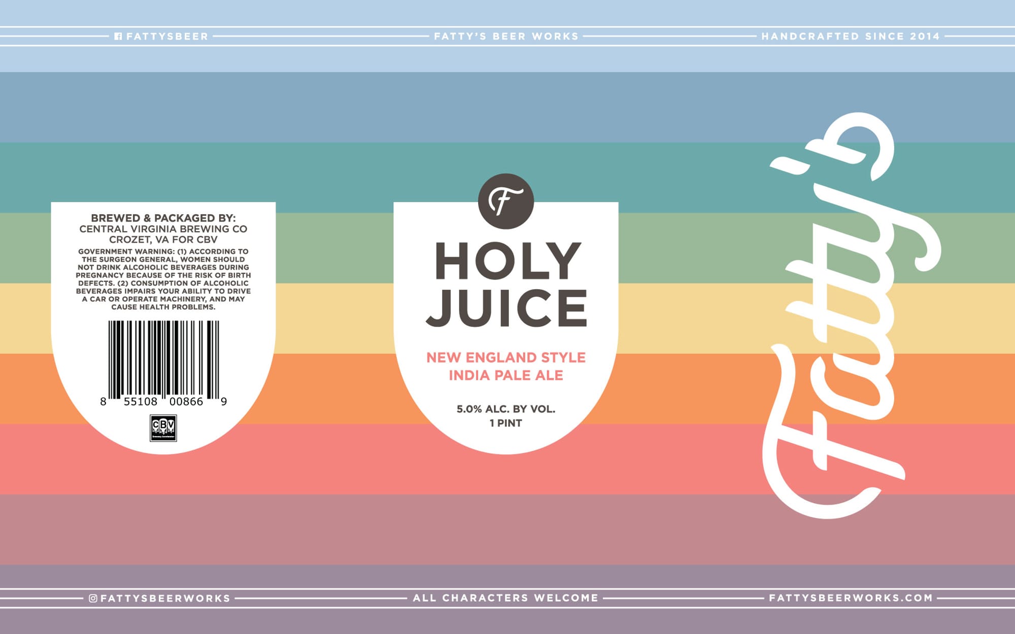 Holy Juice by Fatty's Beer Works - beer label