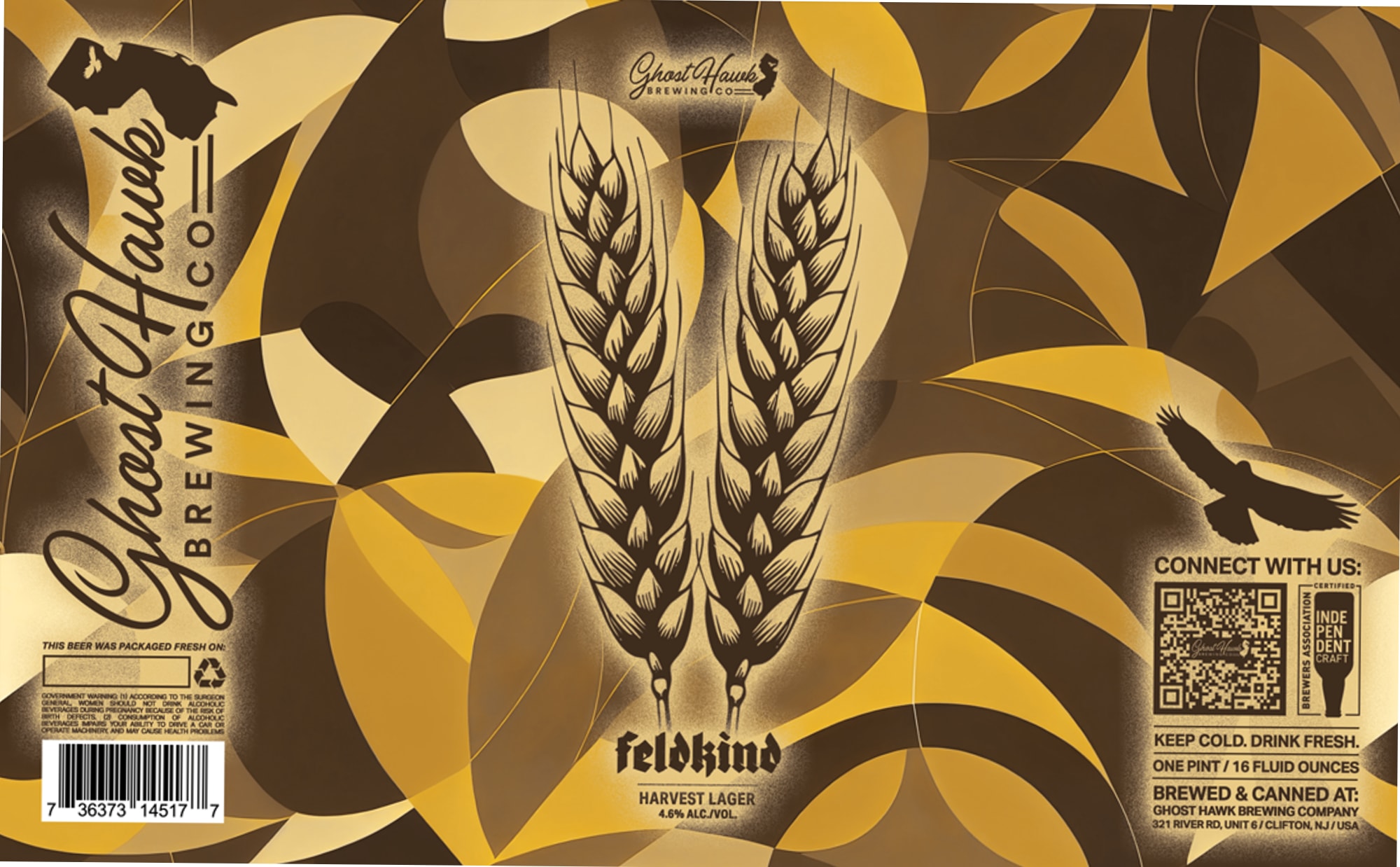 Feldkind by Ghost Hawk Brewing Co. - beer label