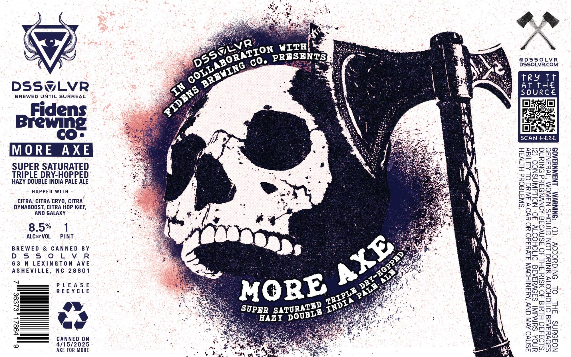 Fidens by DSSOLVR Brewing Co. - beer label