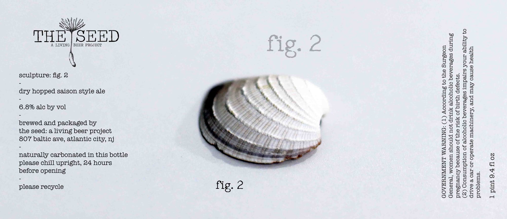 fig. 2 by The Seed: A Living Beer Project - beer label