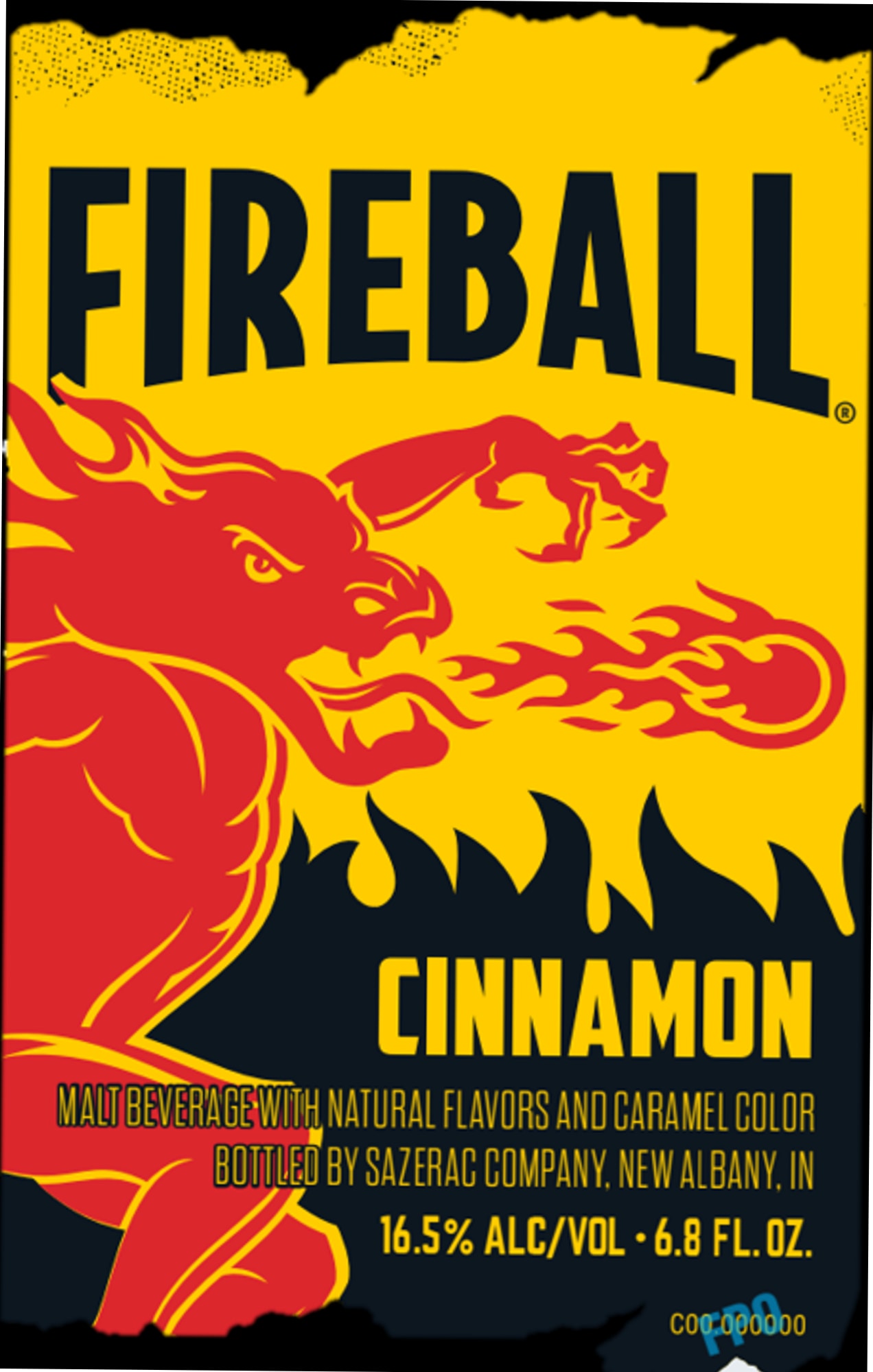 Fireball Cinnamon by Sazerac Company - beer label