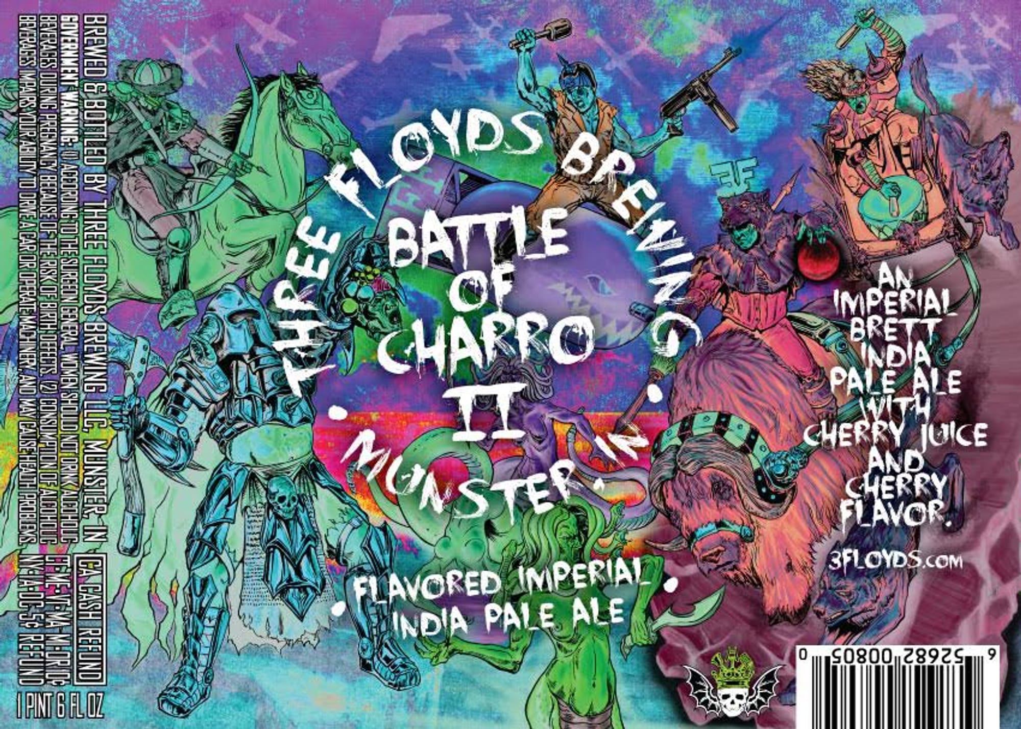 Battle of Charro II by Three Floyds Brewing - beer label