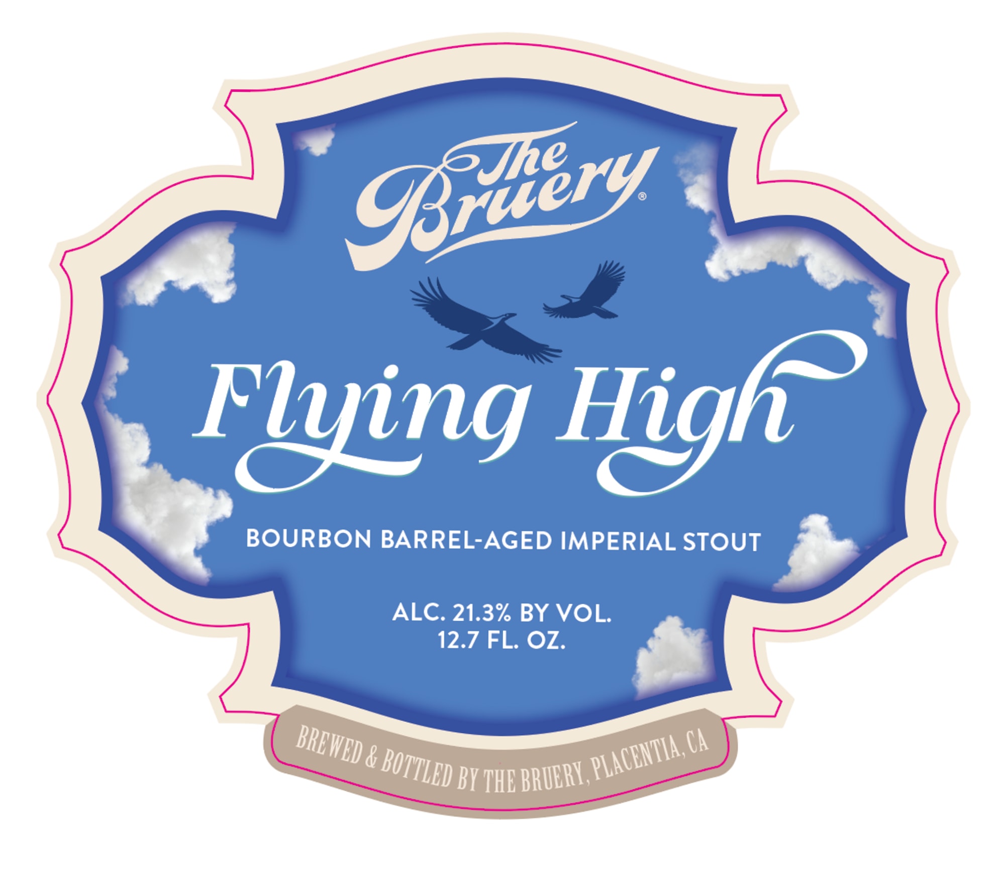 Flying High by The Bruery - beer label