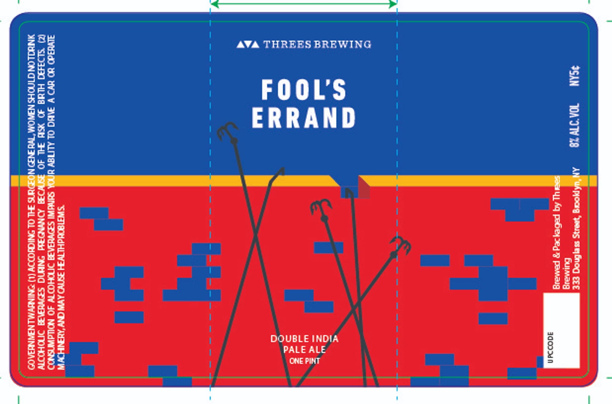Fool’s Errand by Three Brewing - beer label