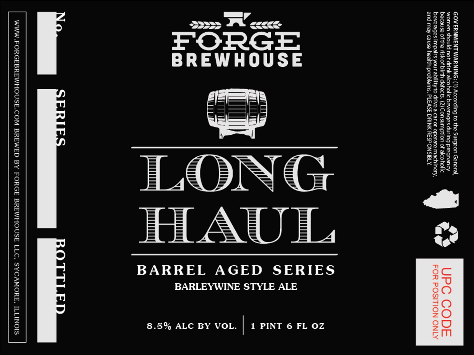 Long Haul by Forge Brewhouse - beer label