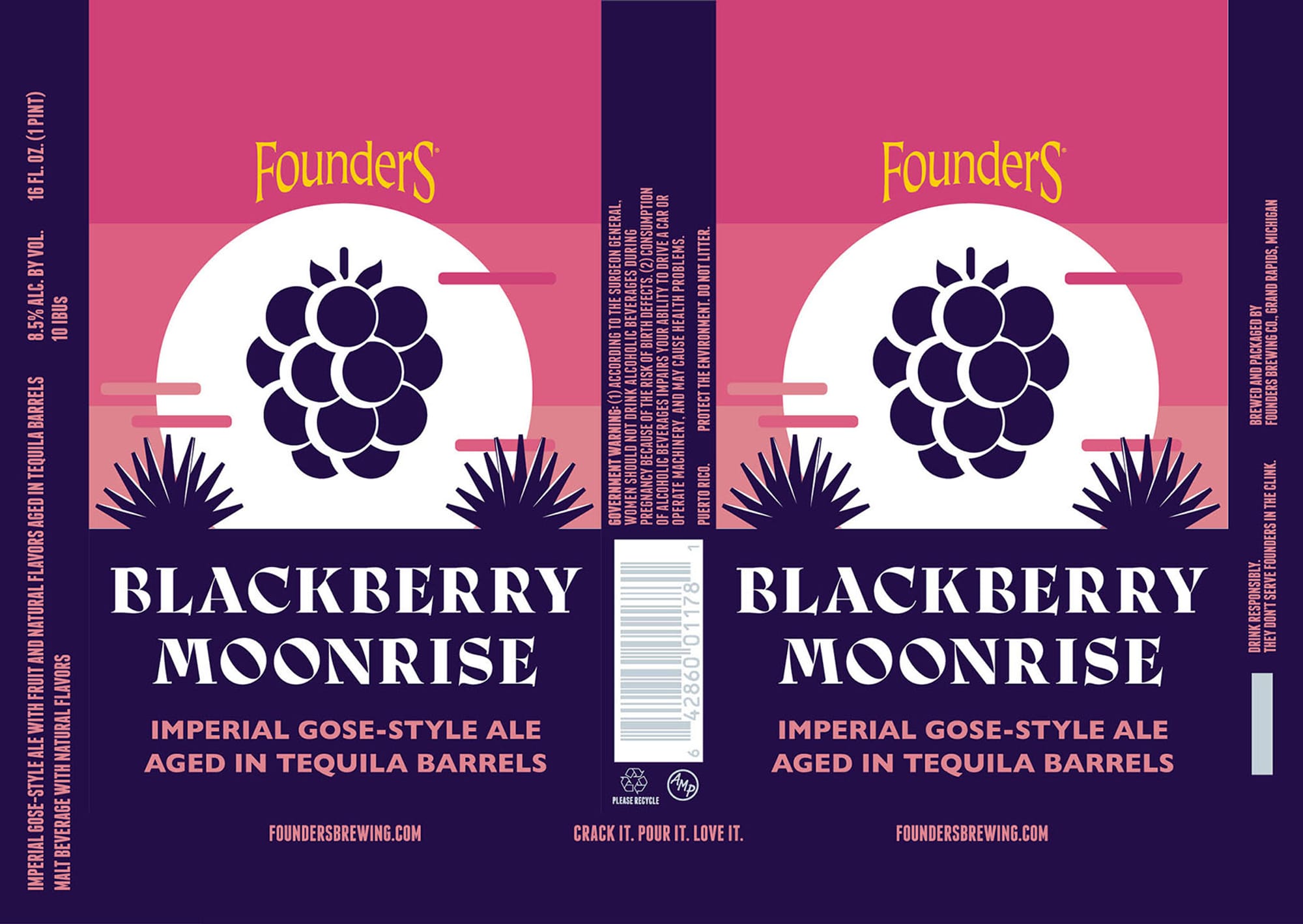 Black Moonrise by Founders Brewing Co. - beer label