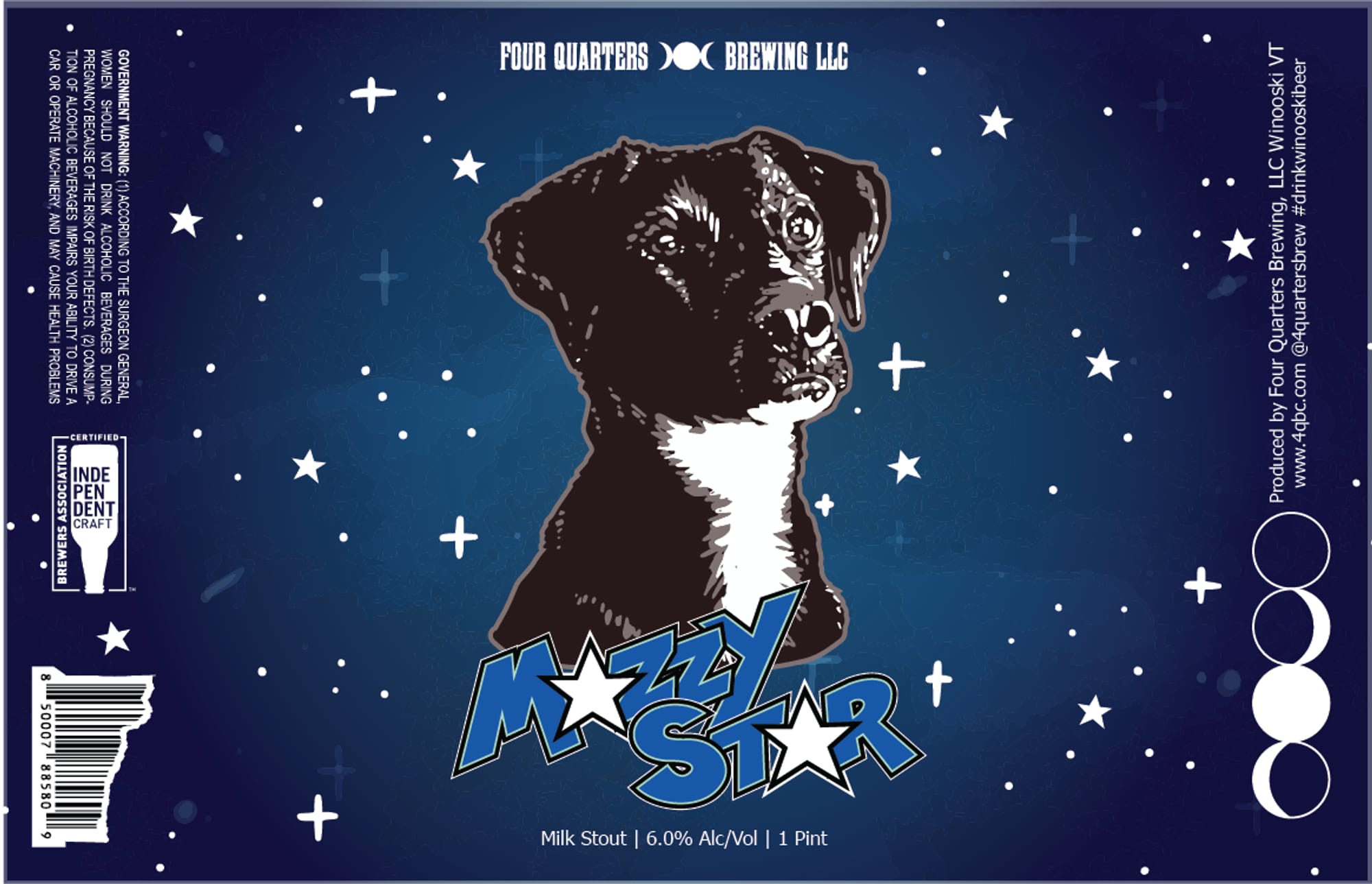 Mizzy Star by Four Quarters Brewing, LLC - beer label