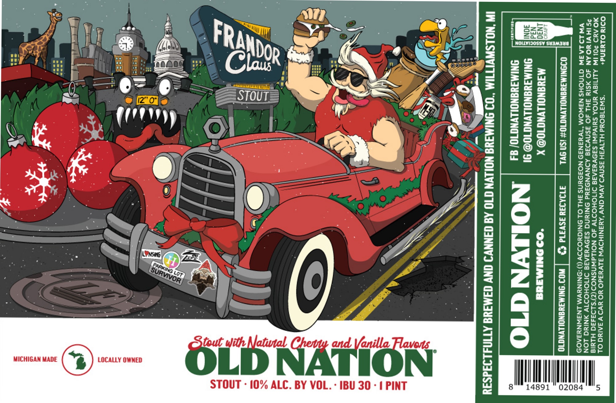 Frandor Claw by Old Nation Brewing - beer label