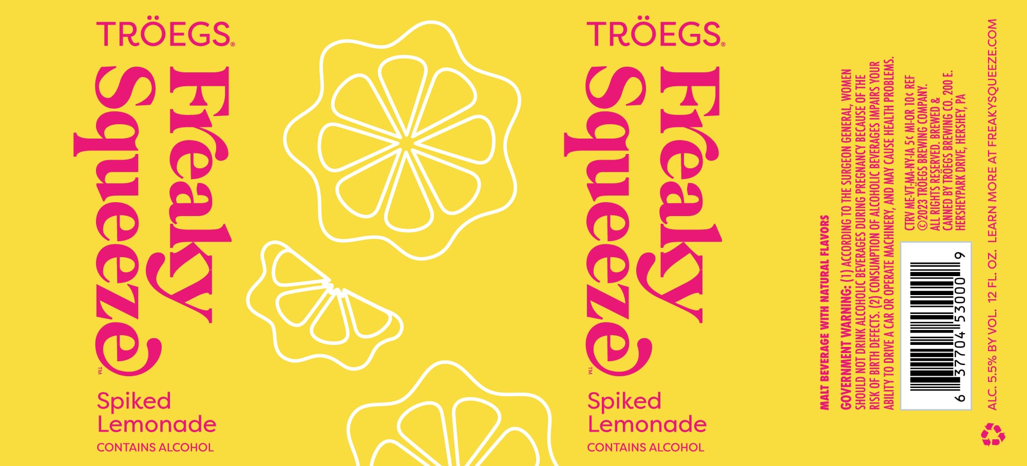 Freaky Squeeze by Tröegs Brewing Company - beer label