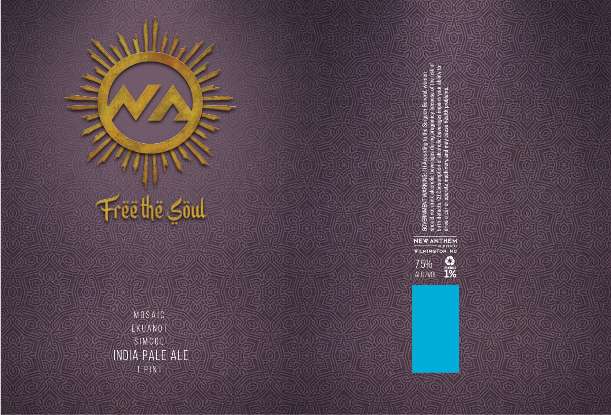 Free the Soul by New Anthem - beer label