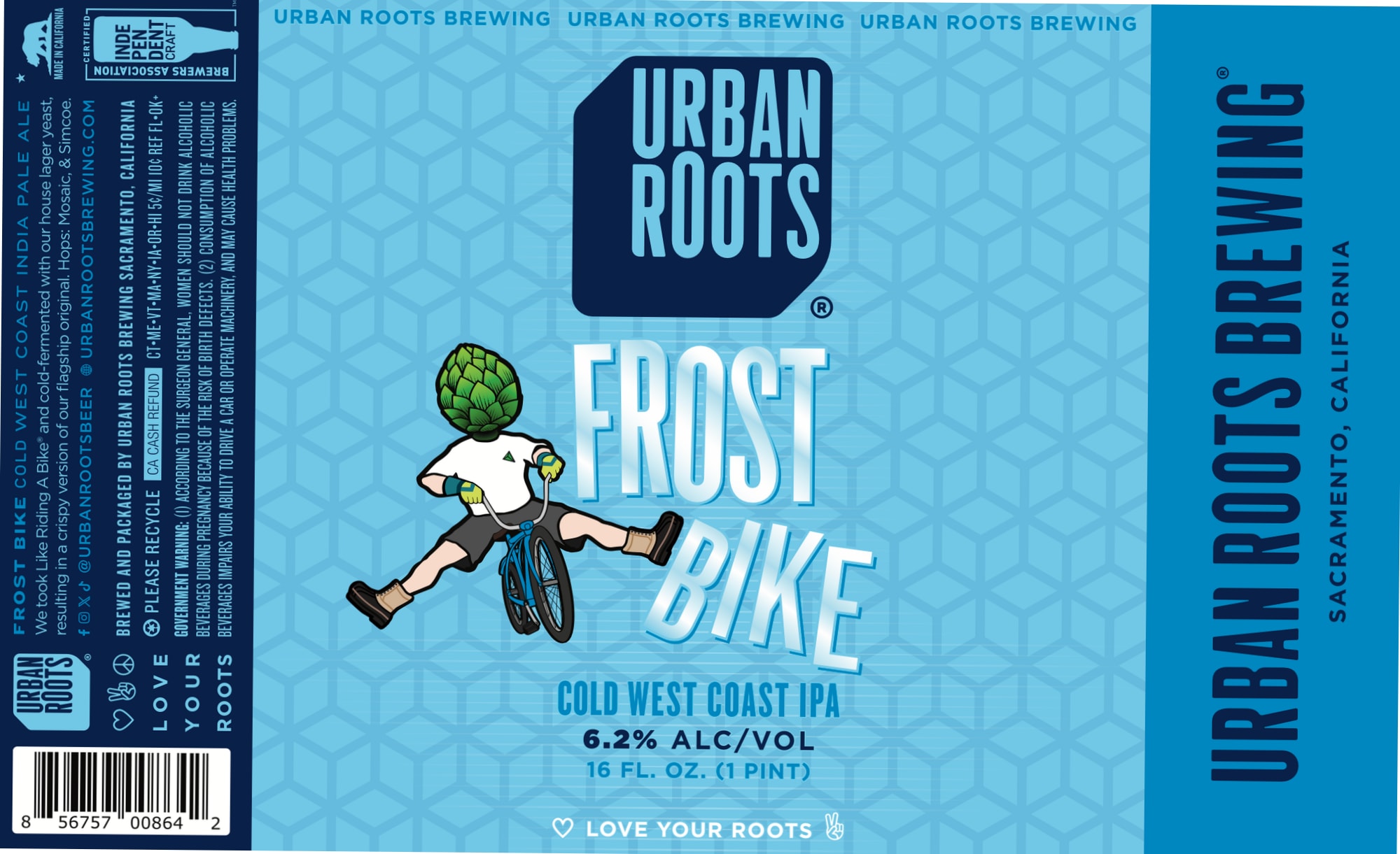 Frost Bike by Urban Roots Brewing - beer label