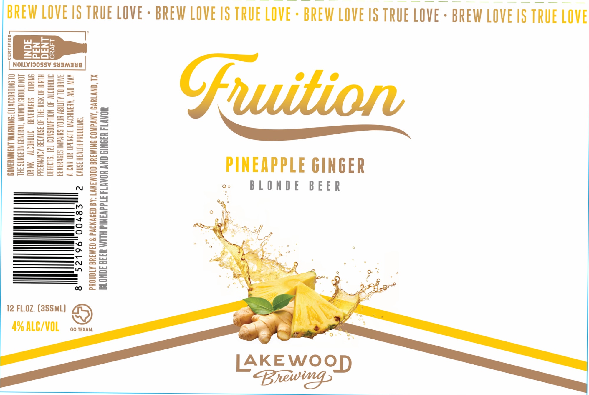 Fruition by Lakewood Brewing - beer label