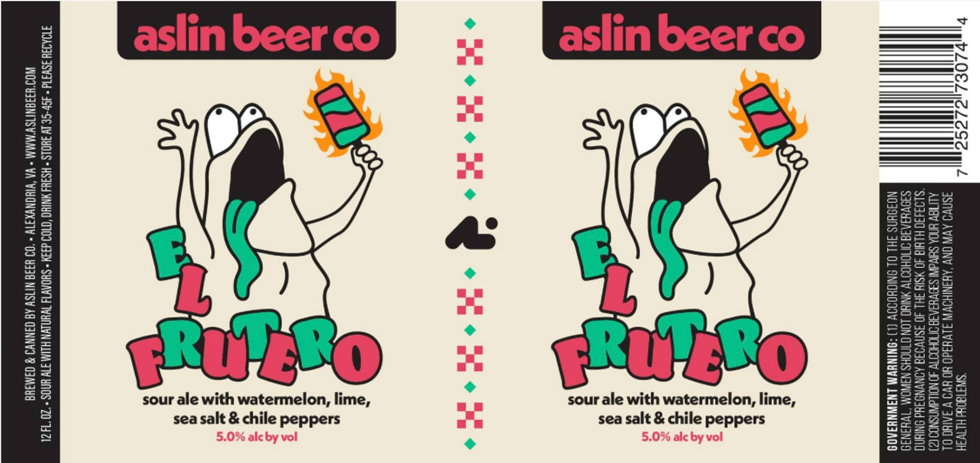 Frutero by Aslin Beer Co. - beer label