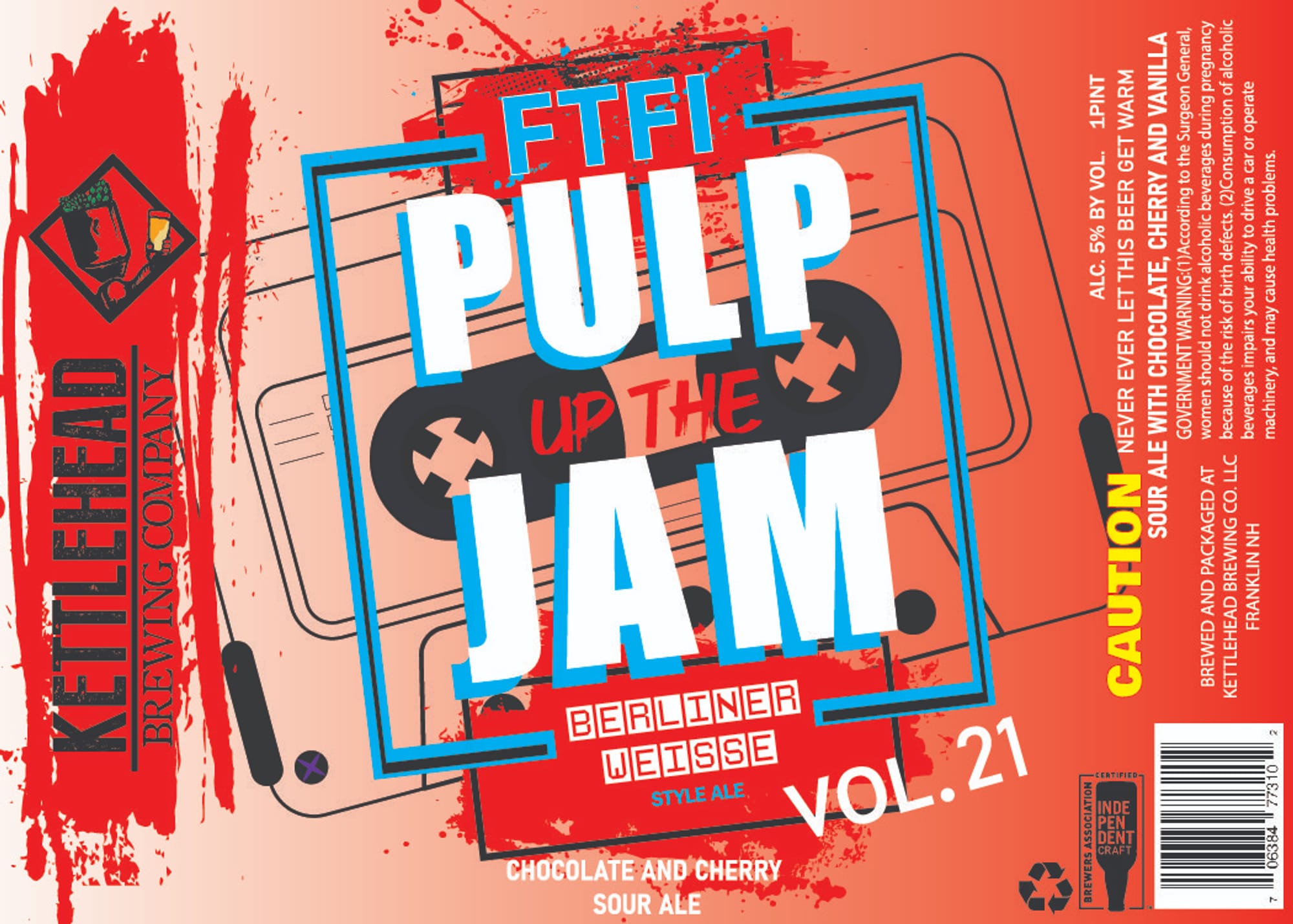 FTFI Pulp by Kettlehead Brewing Company - beer label