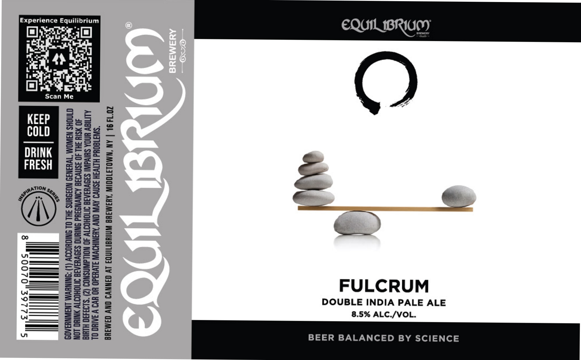 Fulcrum by Equilibrium Brewery - beer label