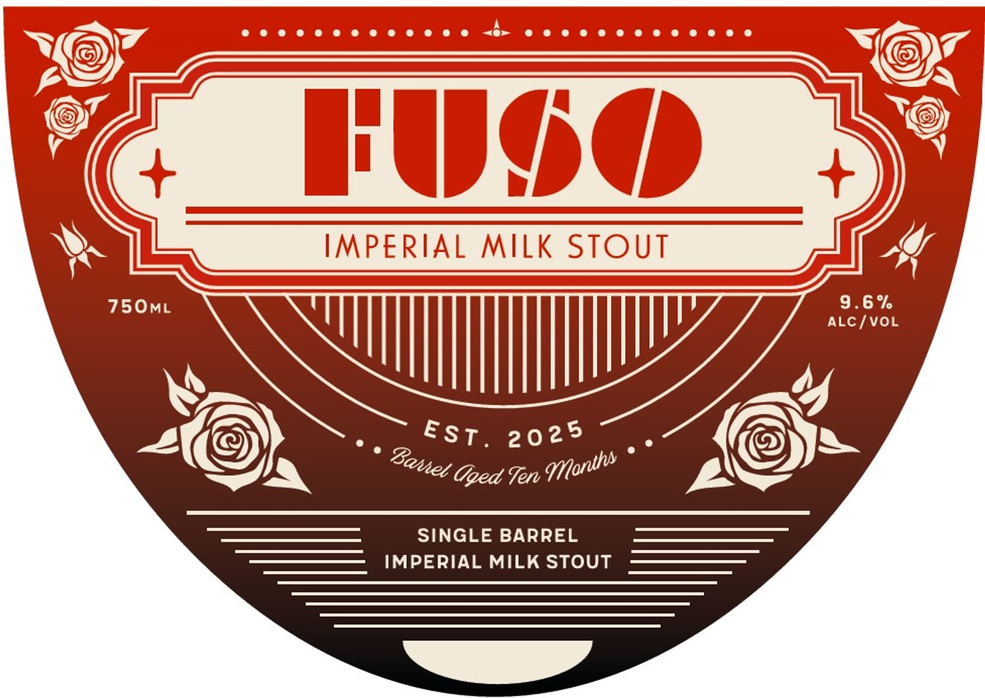 Imperial Milk Stout by Fuso - beer label