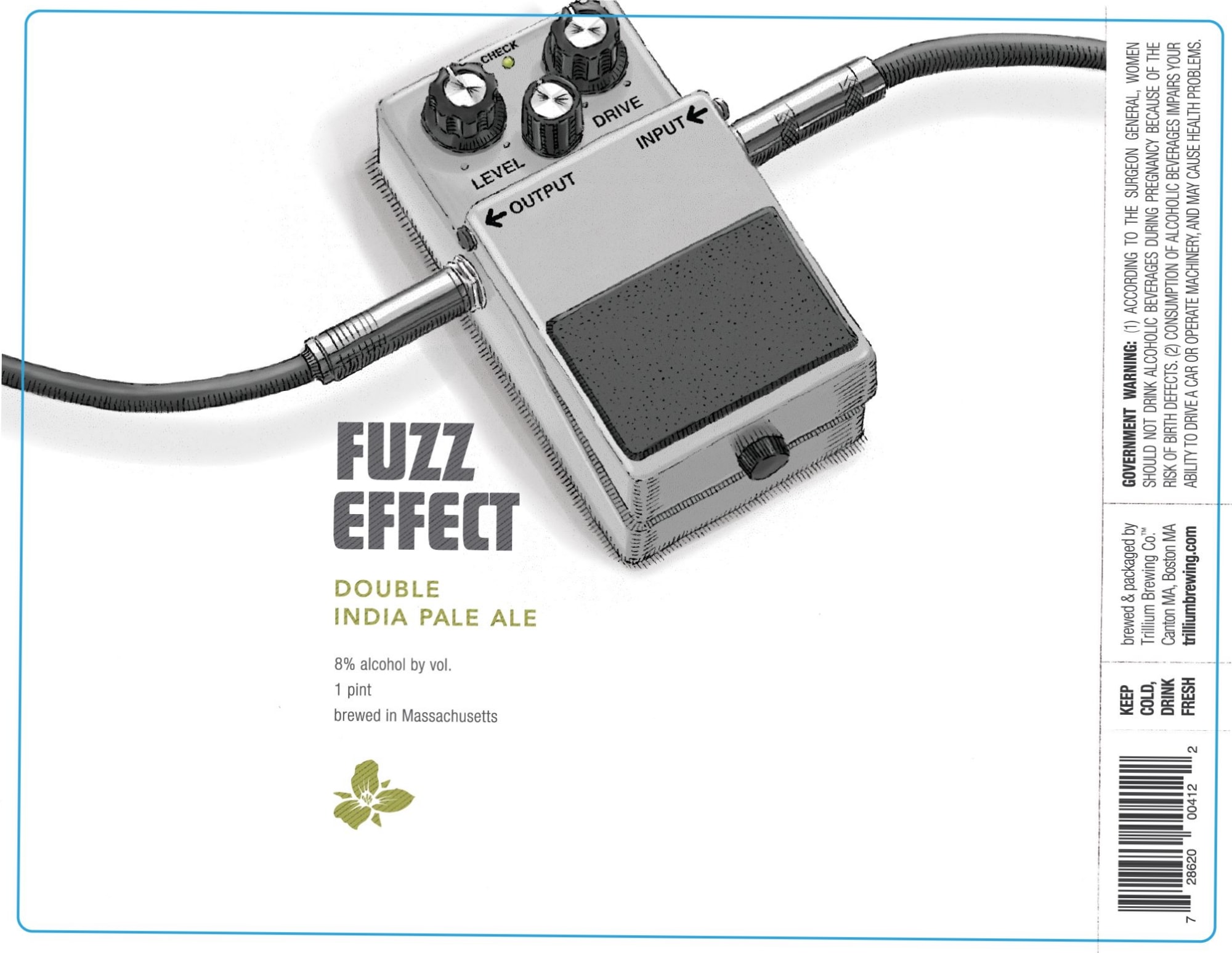 Fuzz Effect by Trillium Brewing Co. - beer label