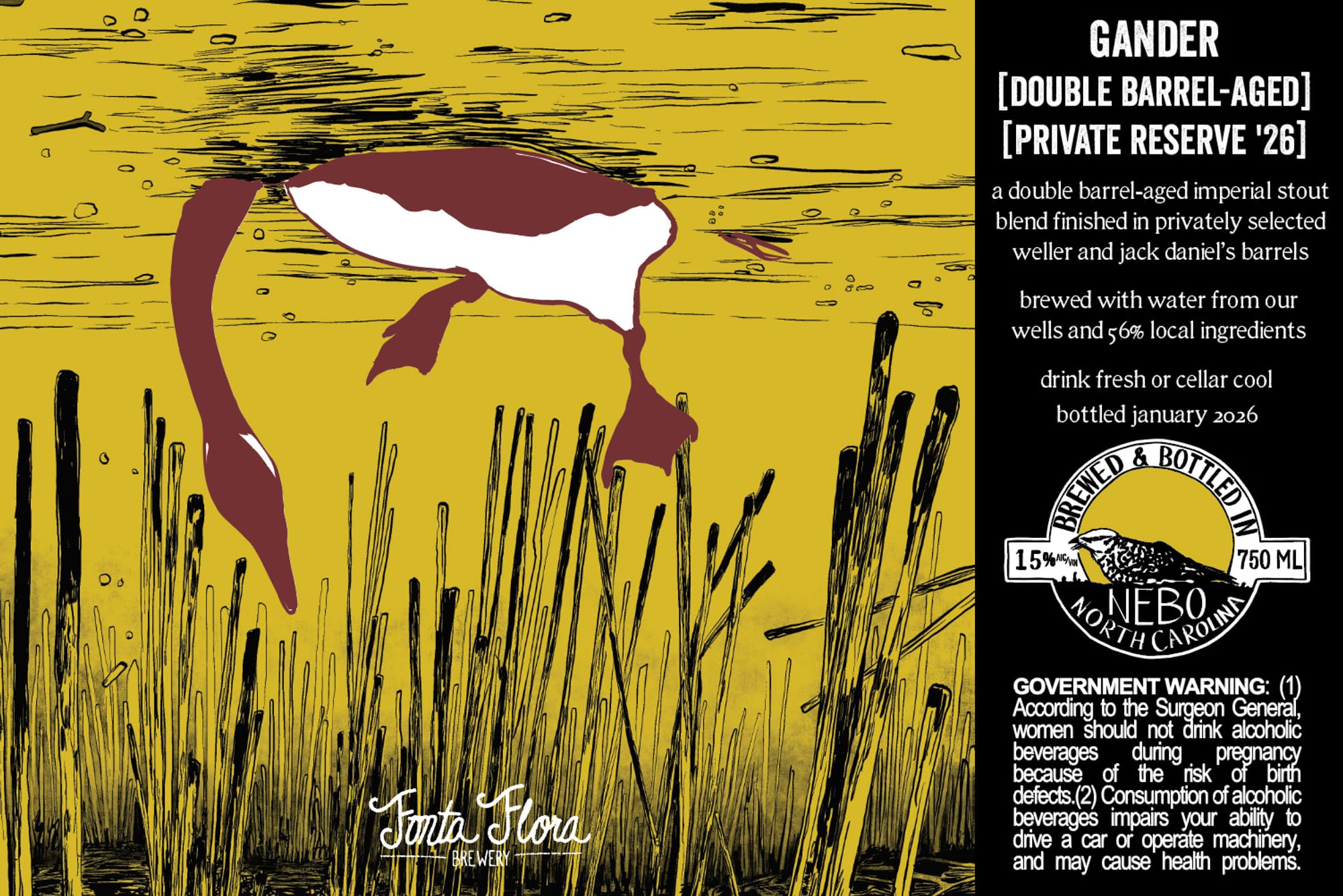 Gander by Nebo Brewery - beer label