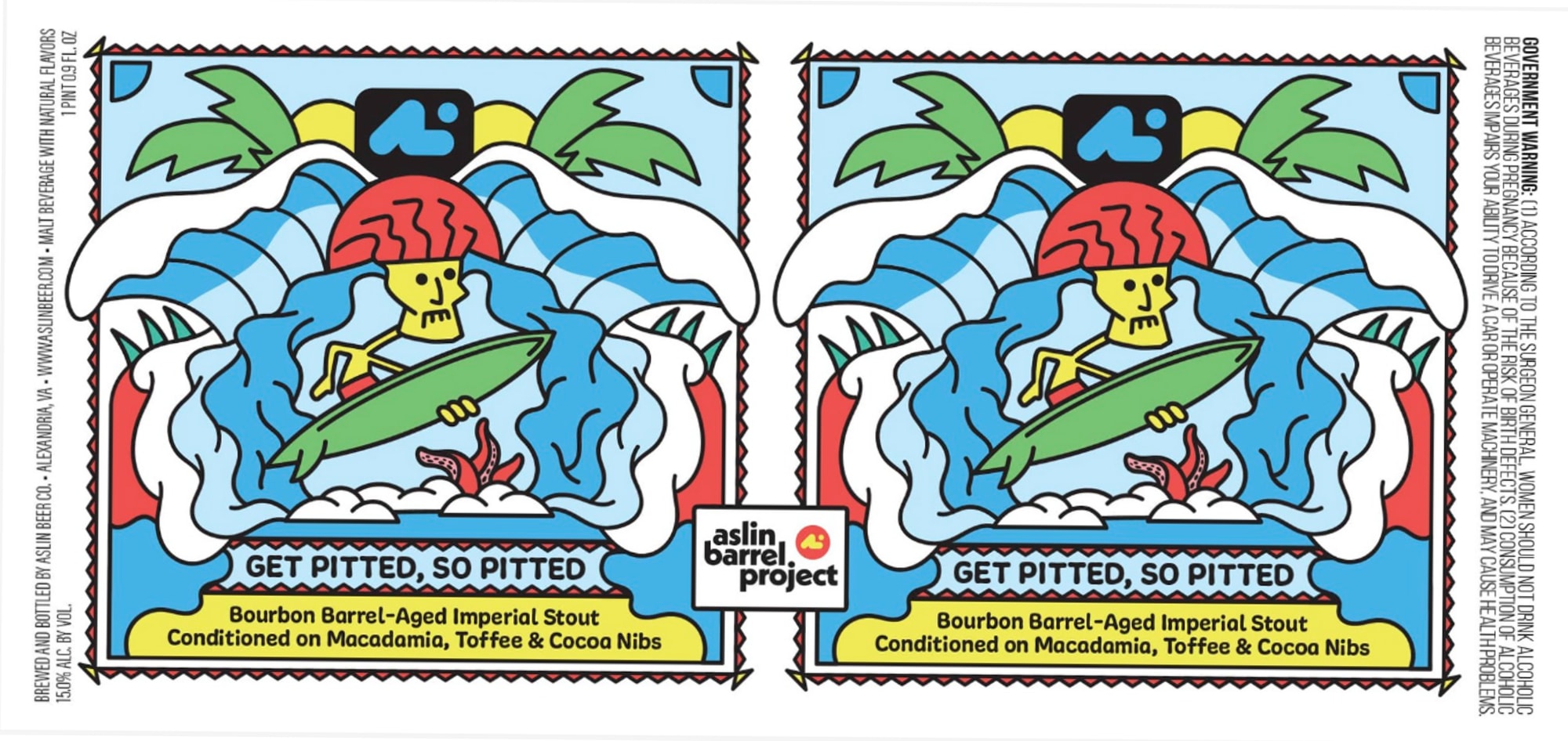 Get Pitted, So Pitted by Aslin Beer Project - beer label