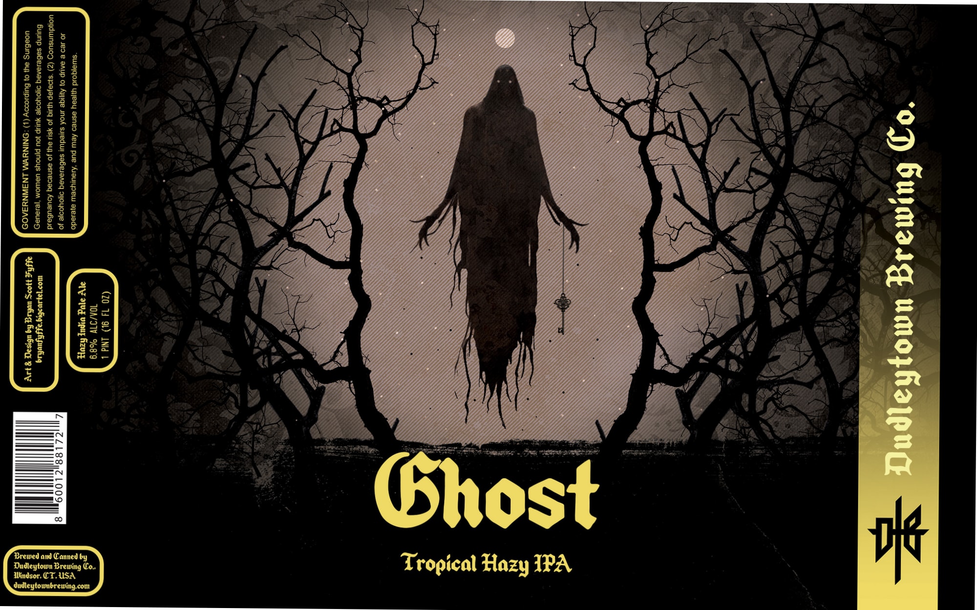Ghost by Dudleytown Brewing Co. - beer label