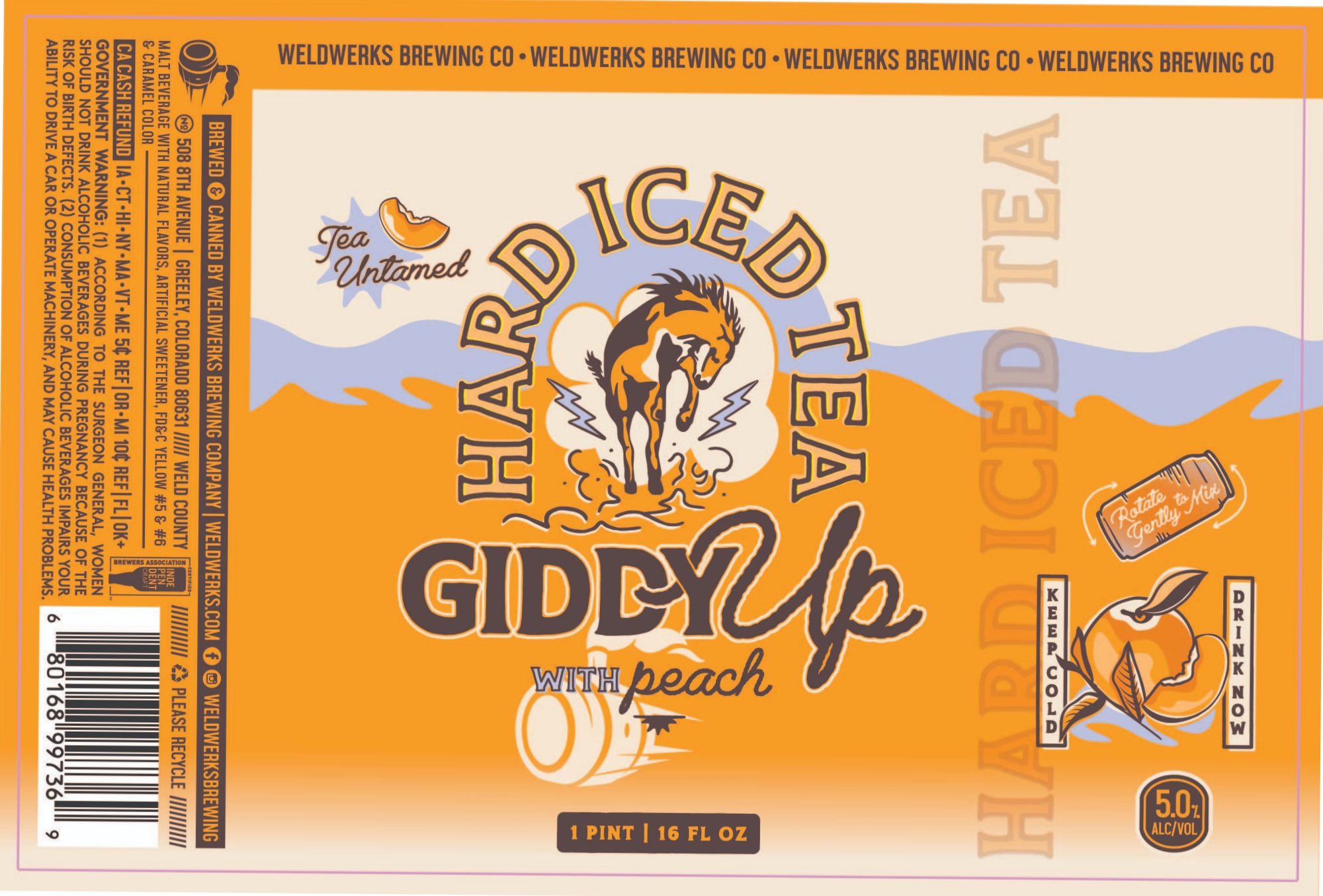 Giddy Up by Weldwerx Brewing Co. - beer label